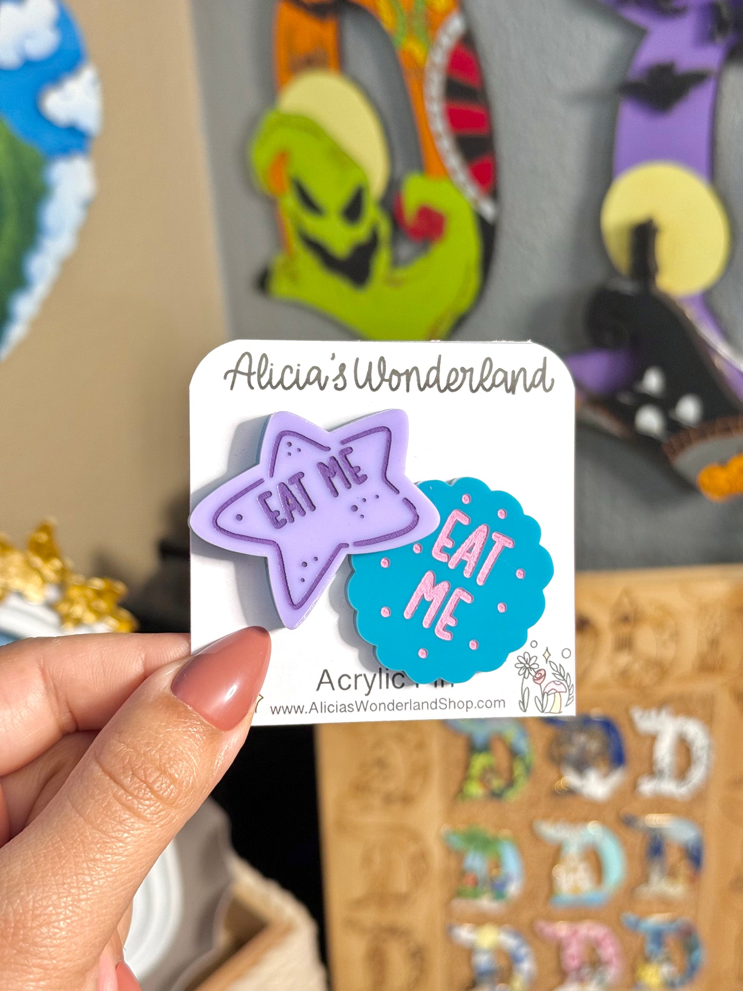 Eat Me Acrylic Pin or Magnet