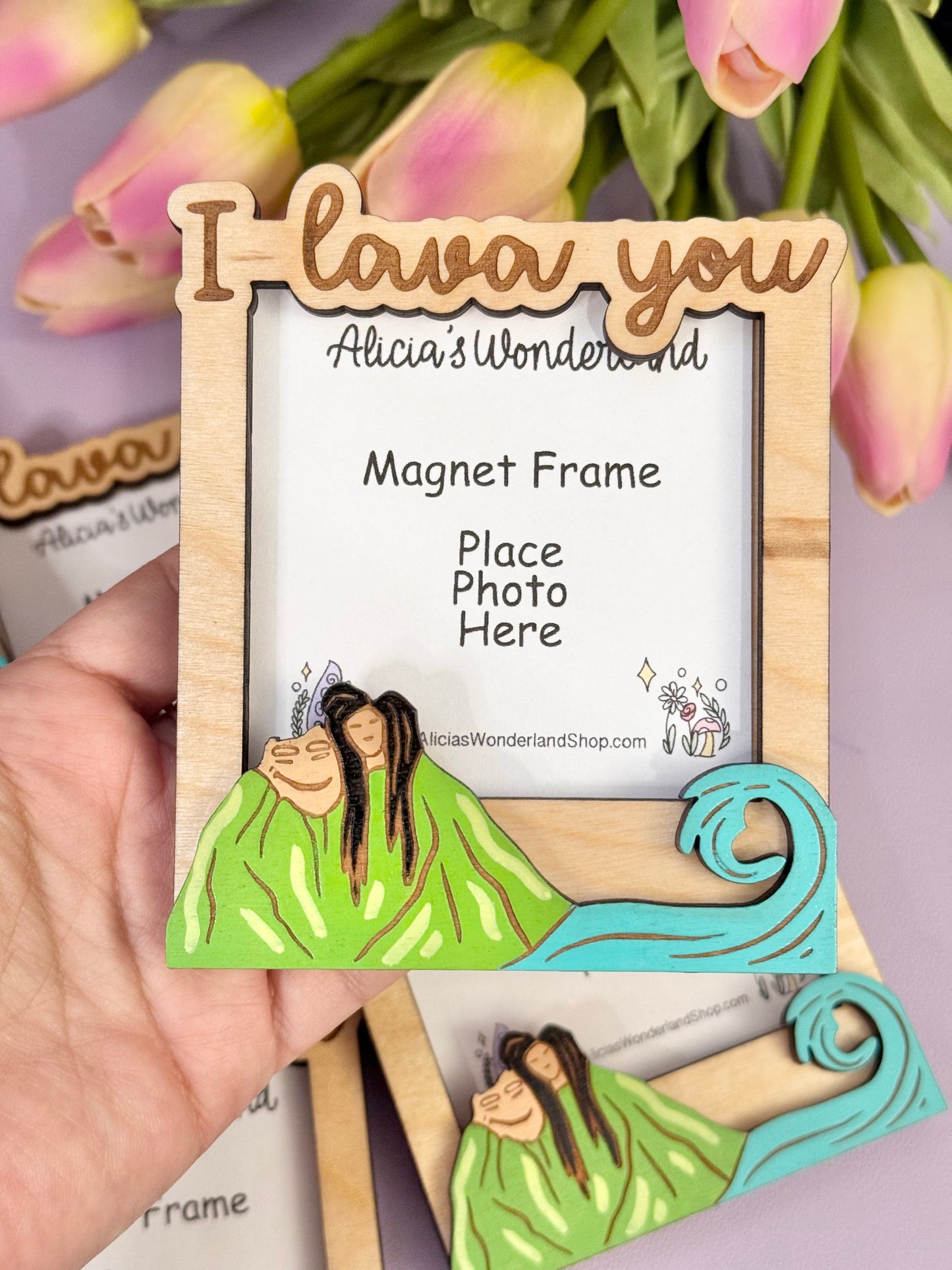 I Lava You Magnet Frame