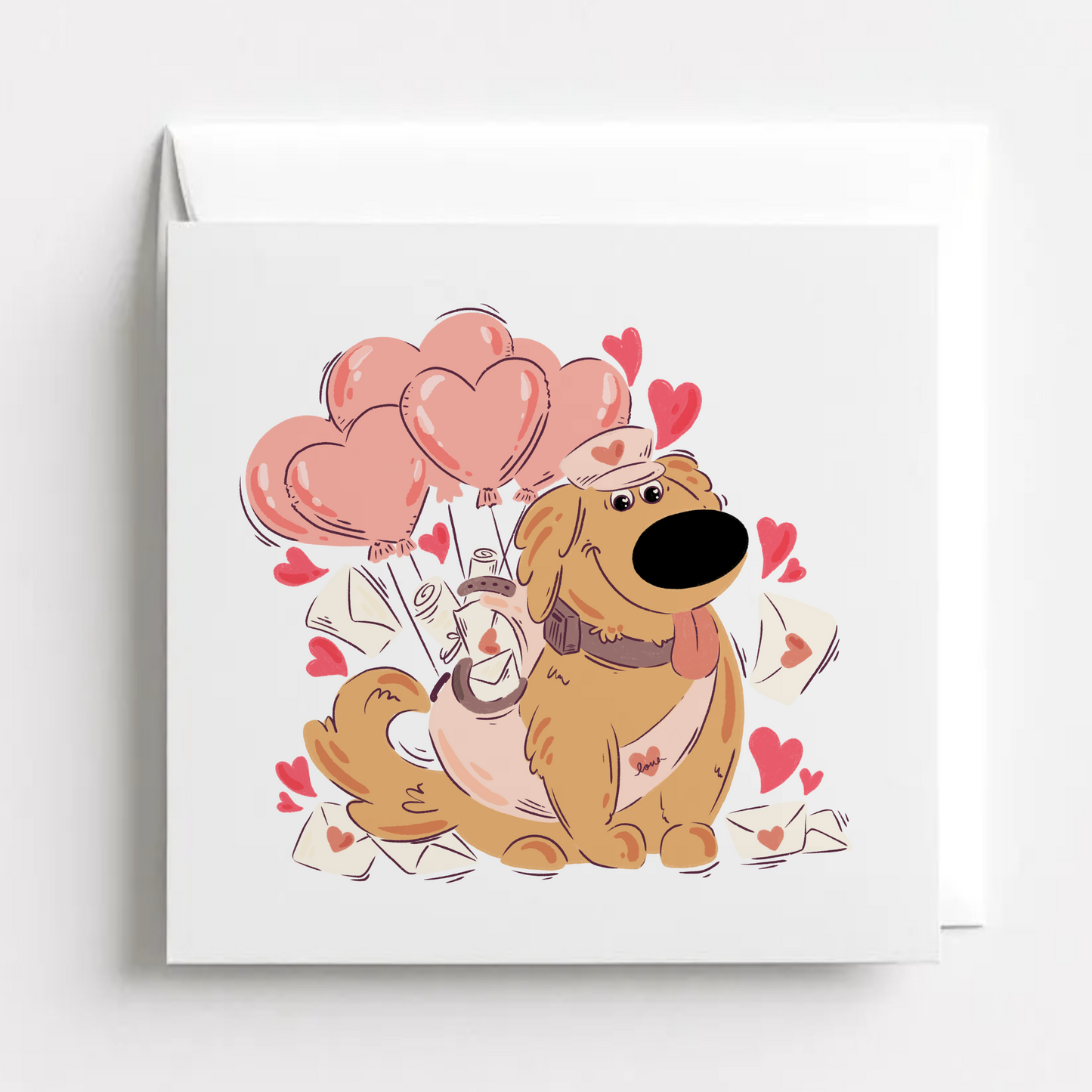 Love Letter Delivery Greeting Card