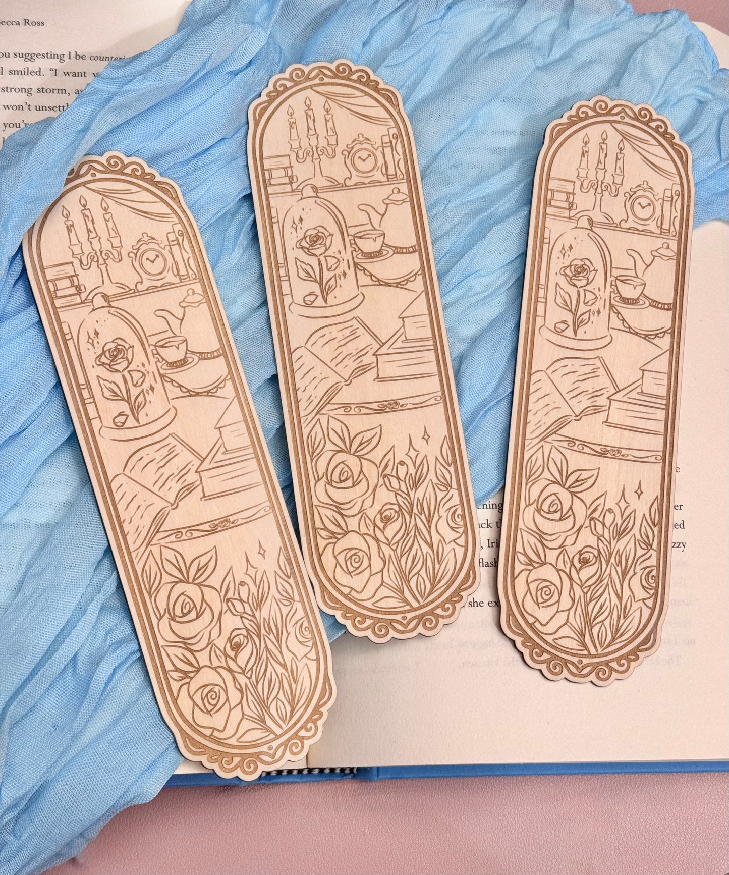 Once Upon a Time Wood Bookmark