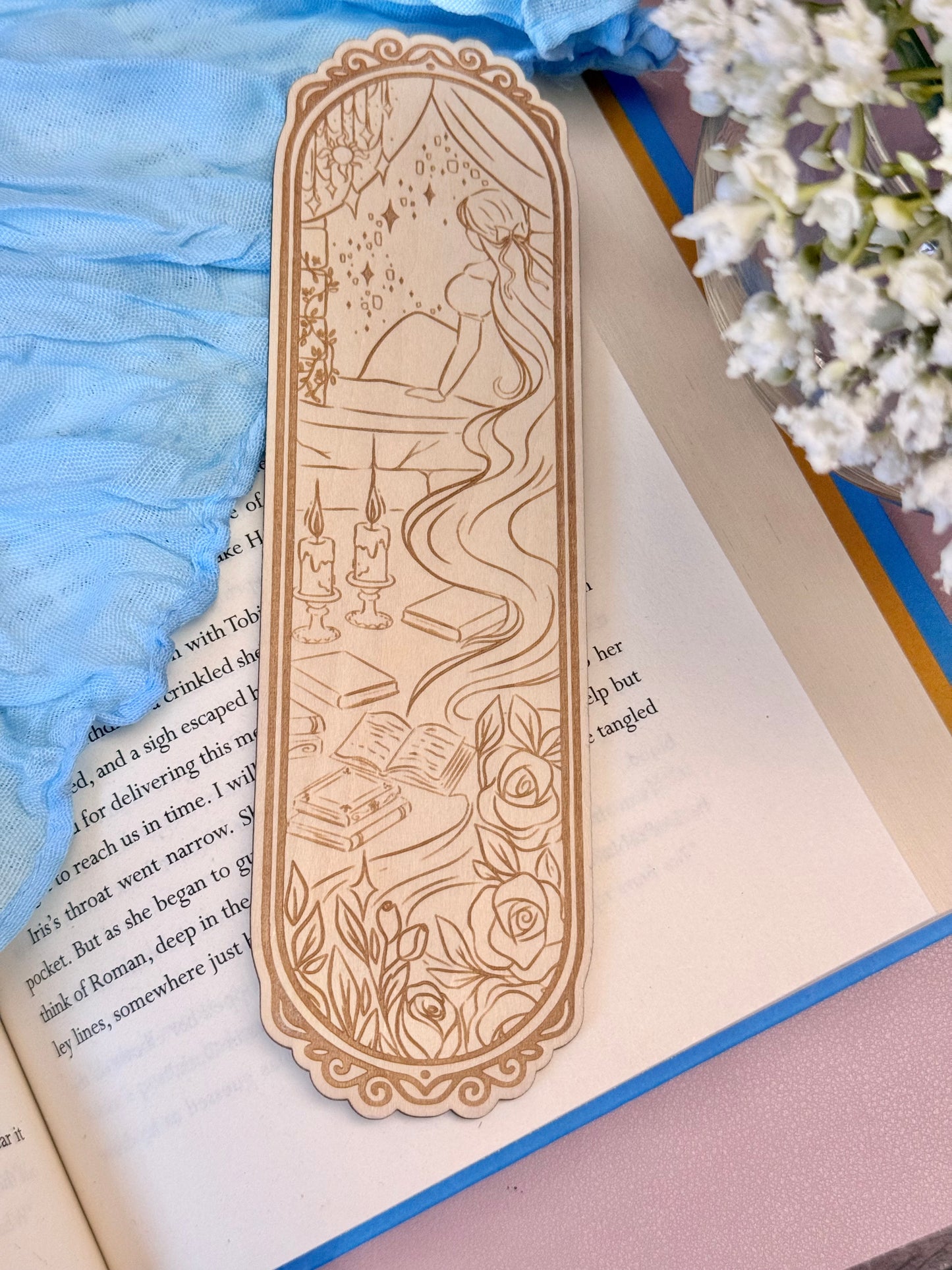 Once Upon a Time Wood Bookmark