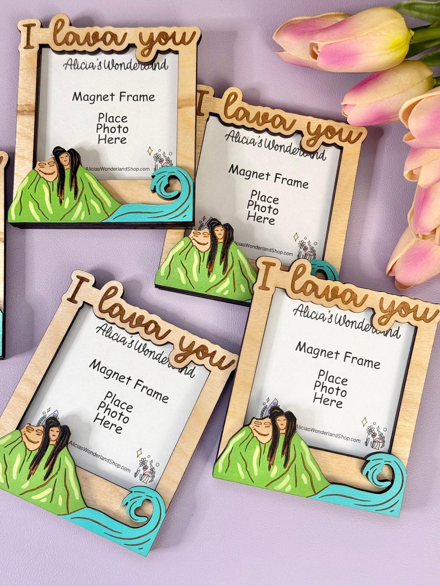 I Lava You Magnet Frame
