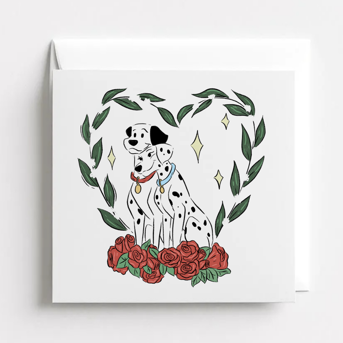 Spotted Sweethearts Greeting Card