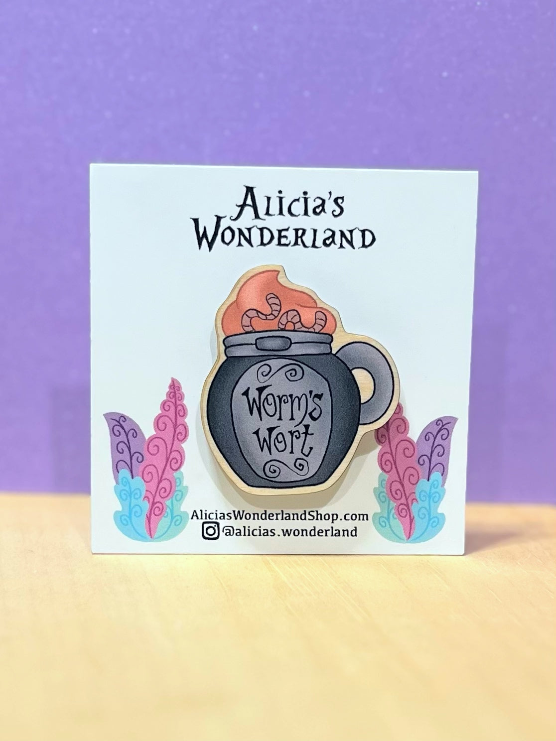 Worms Wort Mug Pin