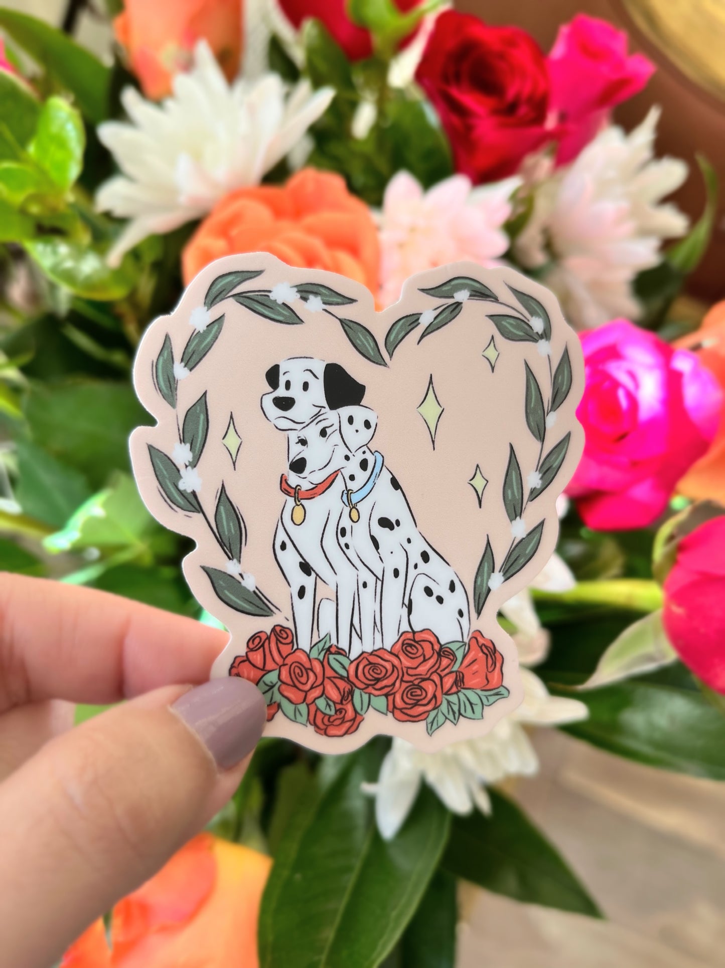 Spotted Sweethearts Vinyl Sticker