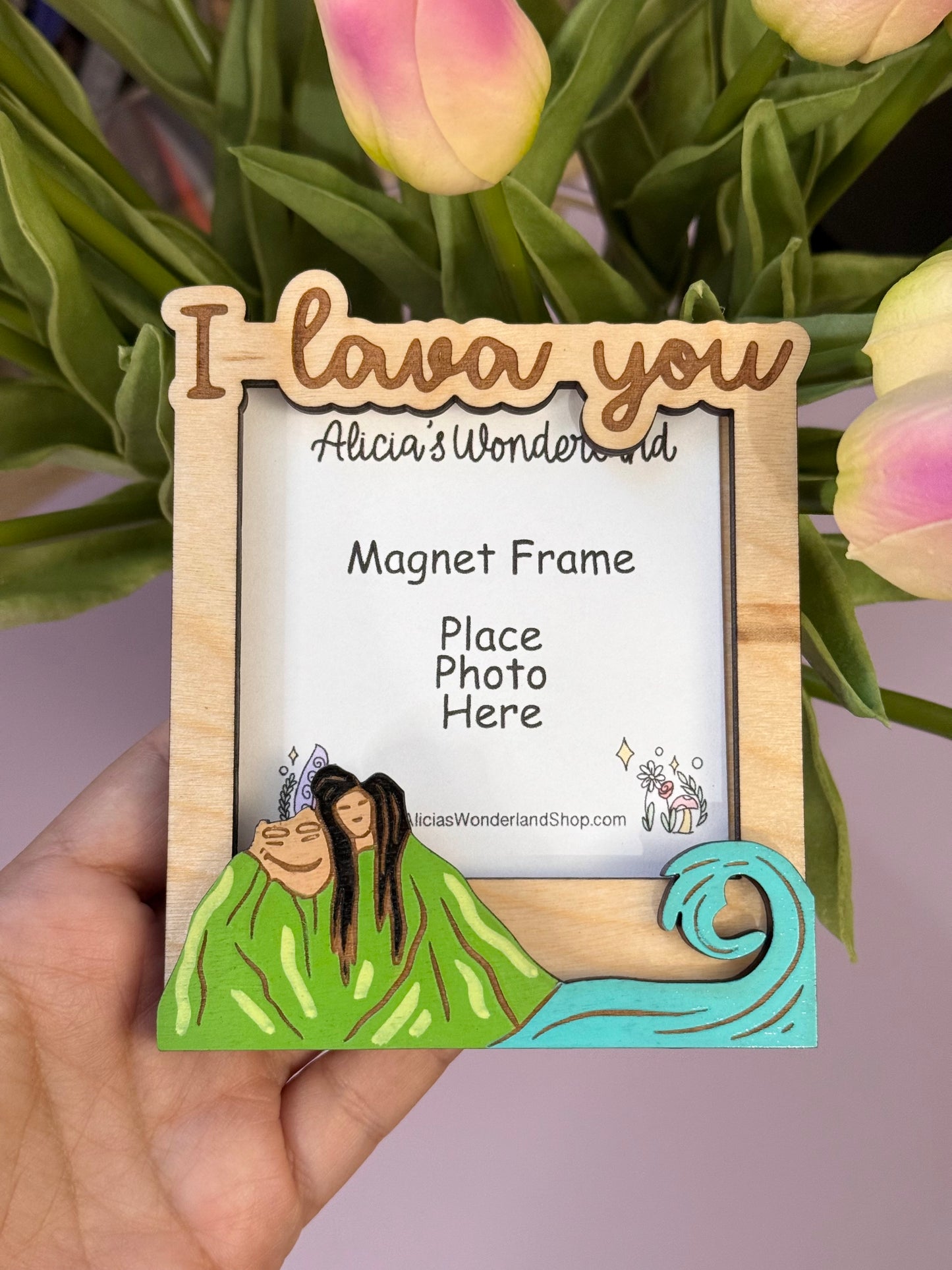 I Lava You Magnet Frame