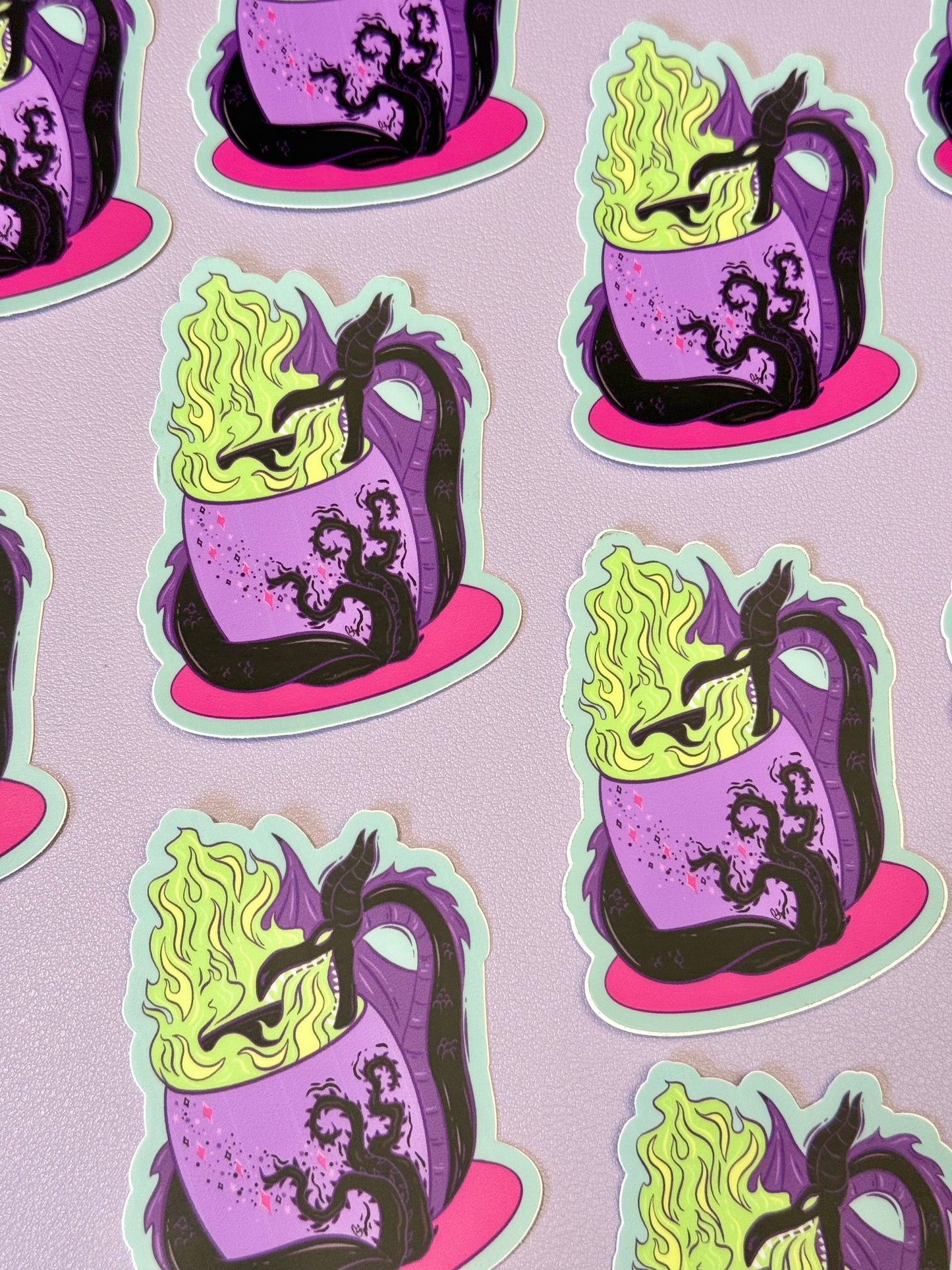 Mistress of Evil Spooky Mug Vinyl Sticker