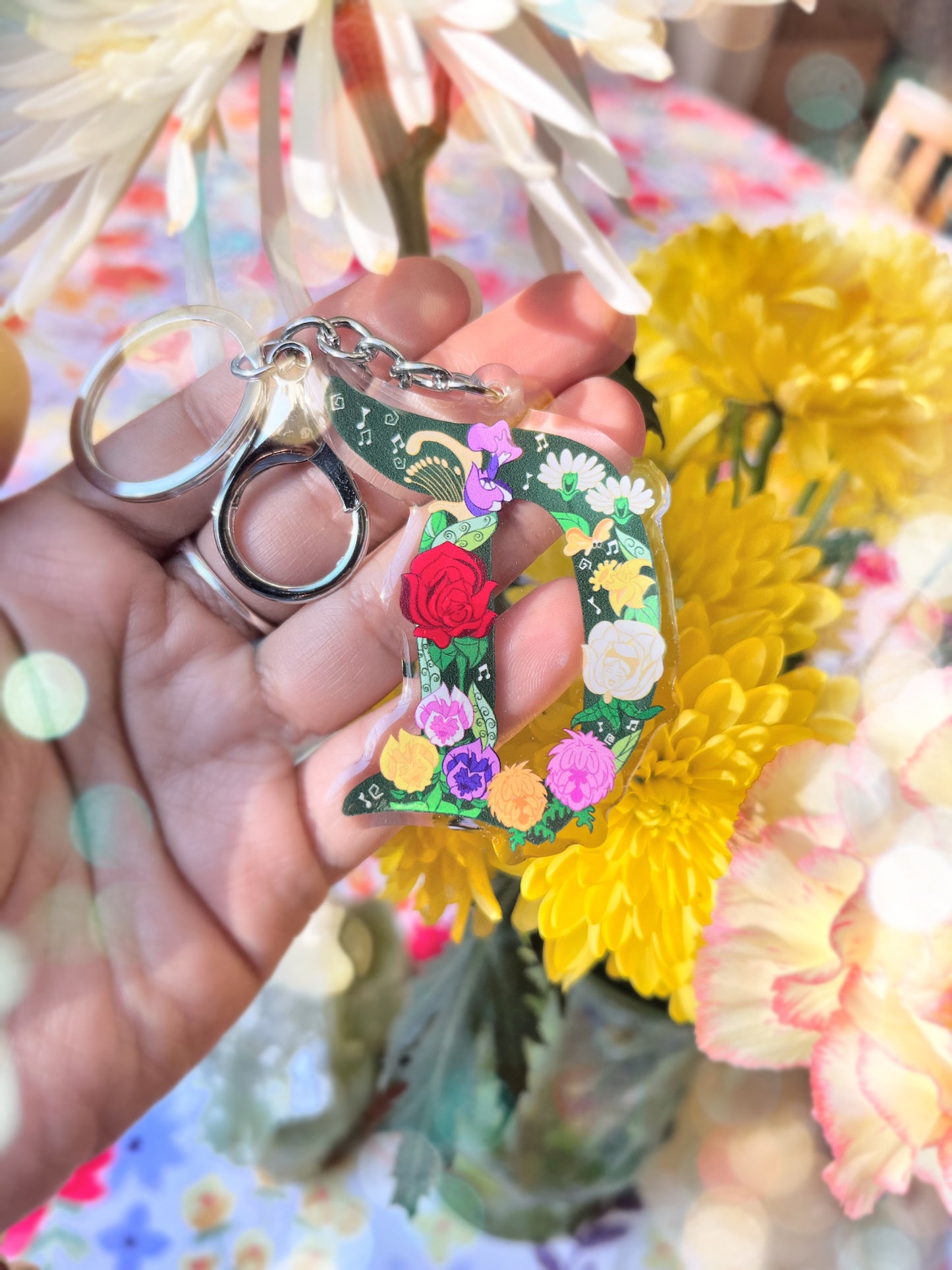 Golden Afternoon Keychain