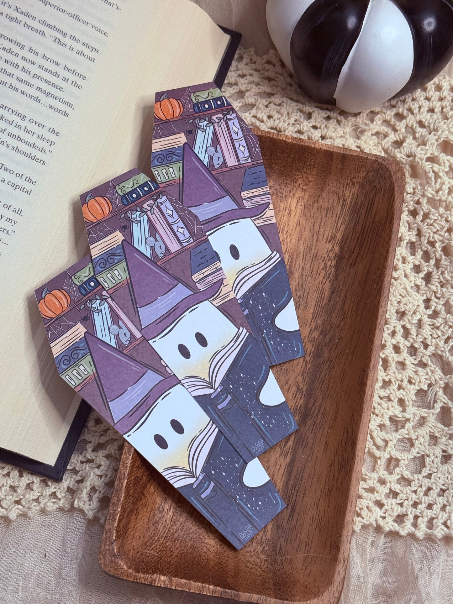Witchy Ghost Reads Bookmark
