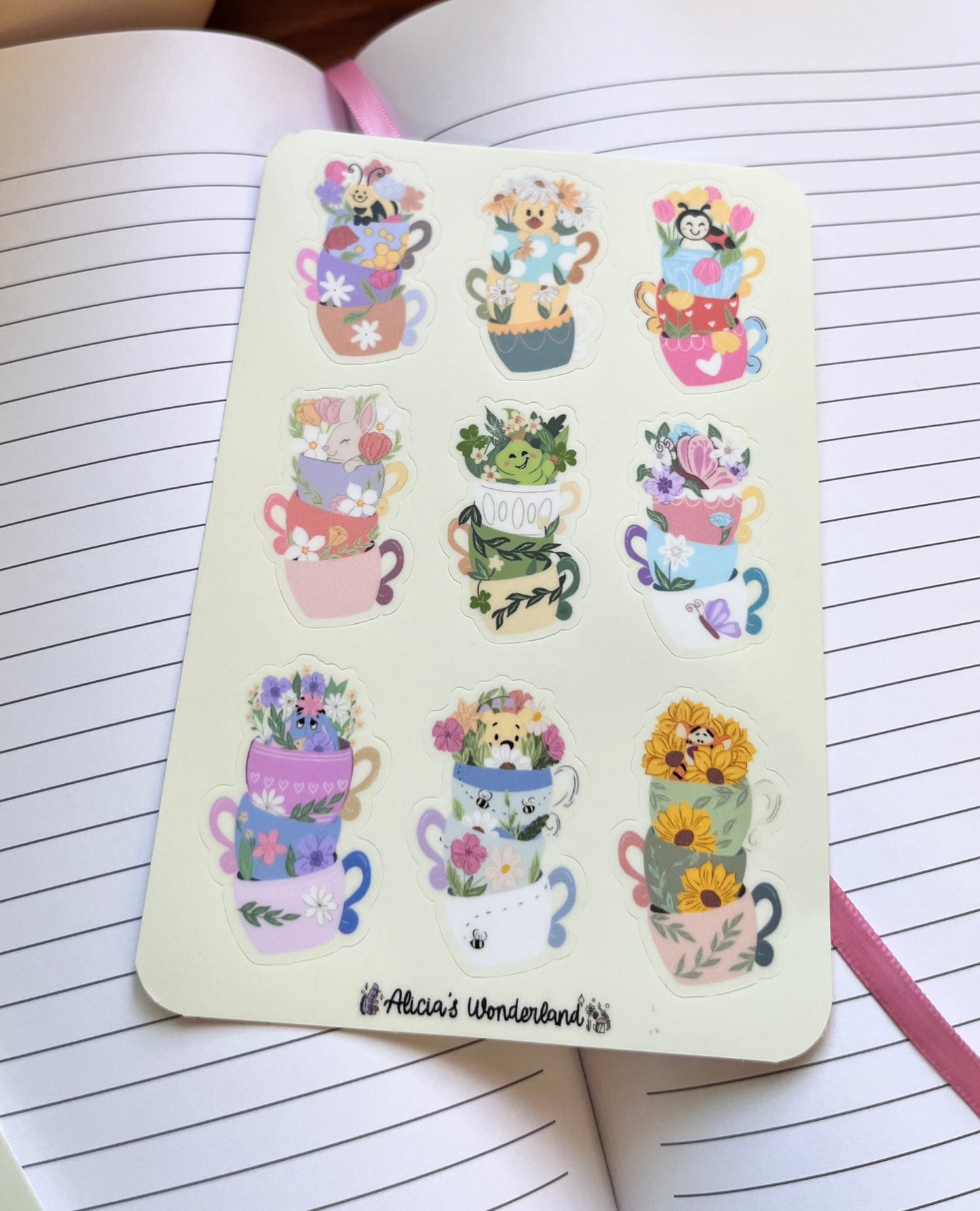 Tea Cup Cuties Sticker Sheet