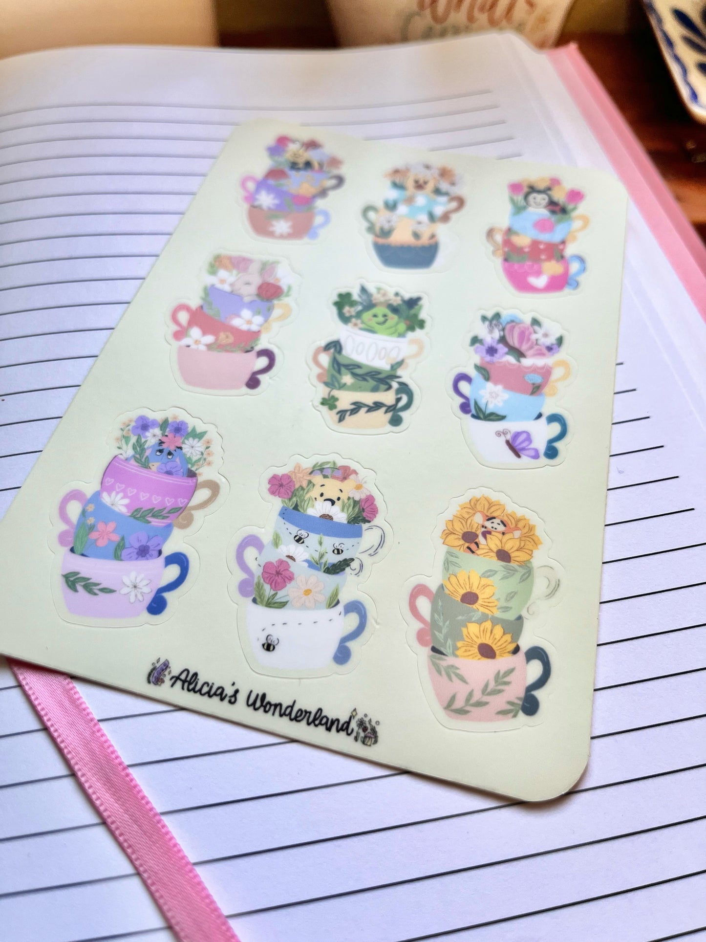 Tea Cup Cuties Sticker Sheet