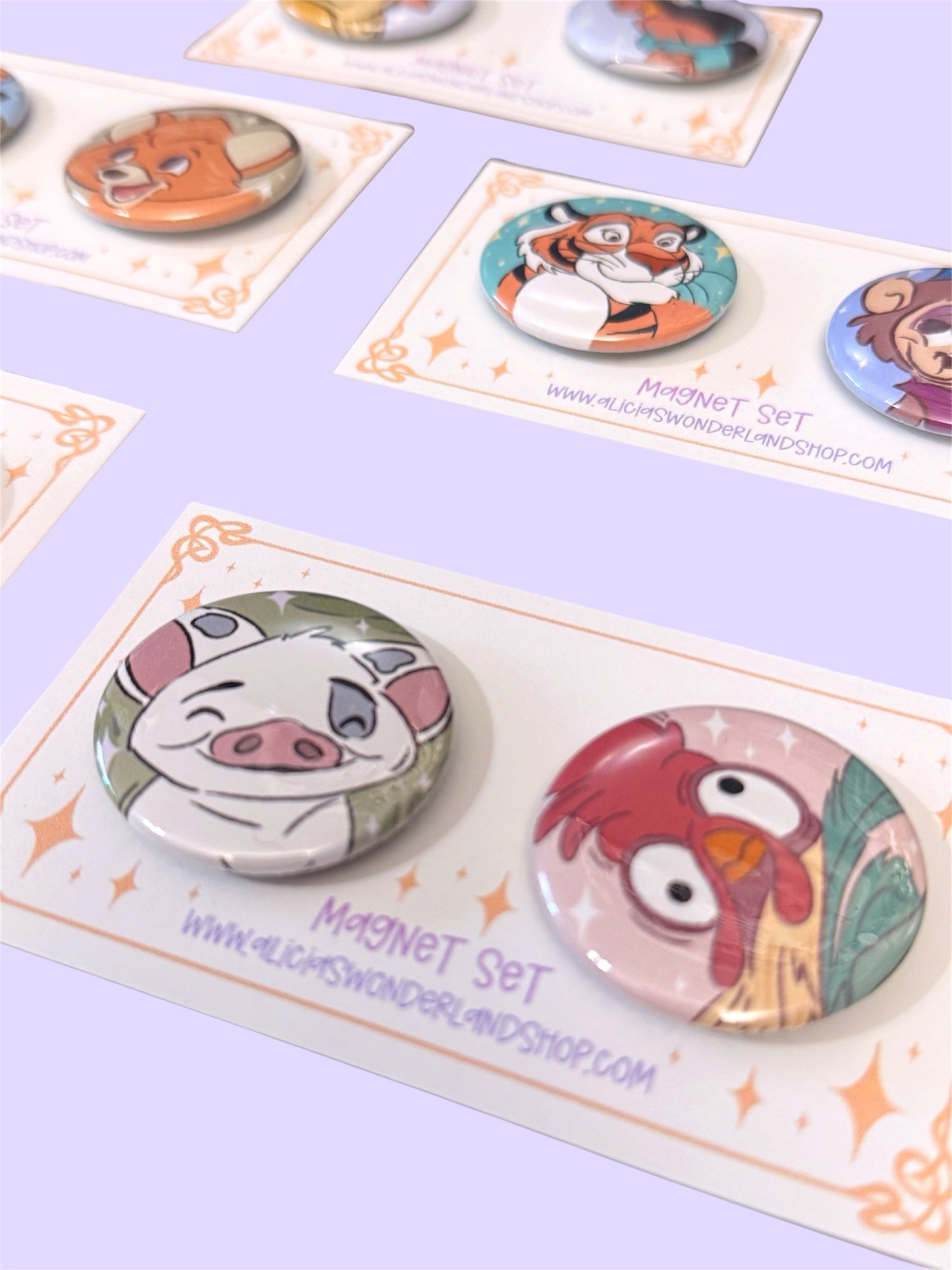 Button Set - Magnet or Pin