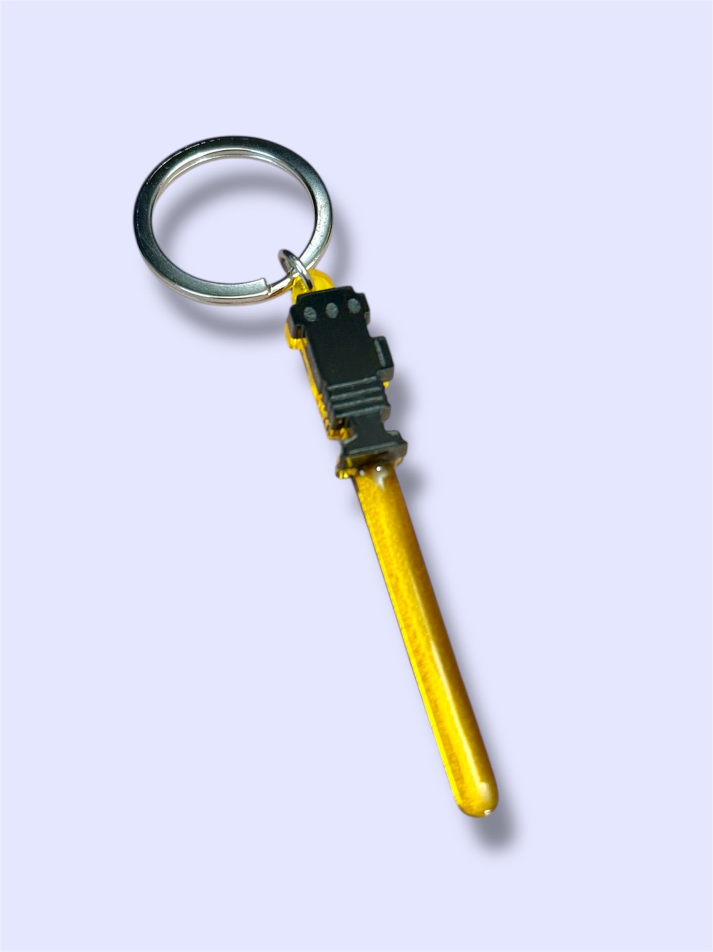 Yellow Lightsaber Keychain
