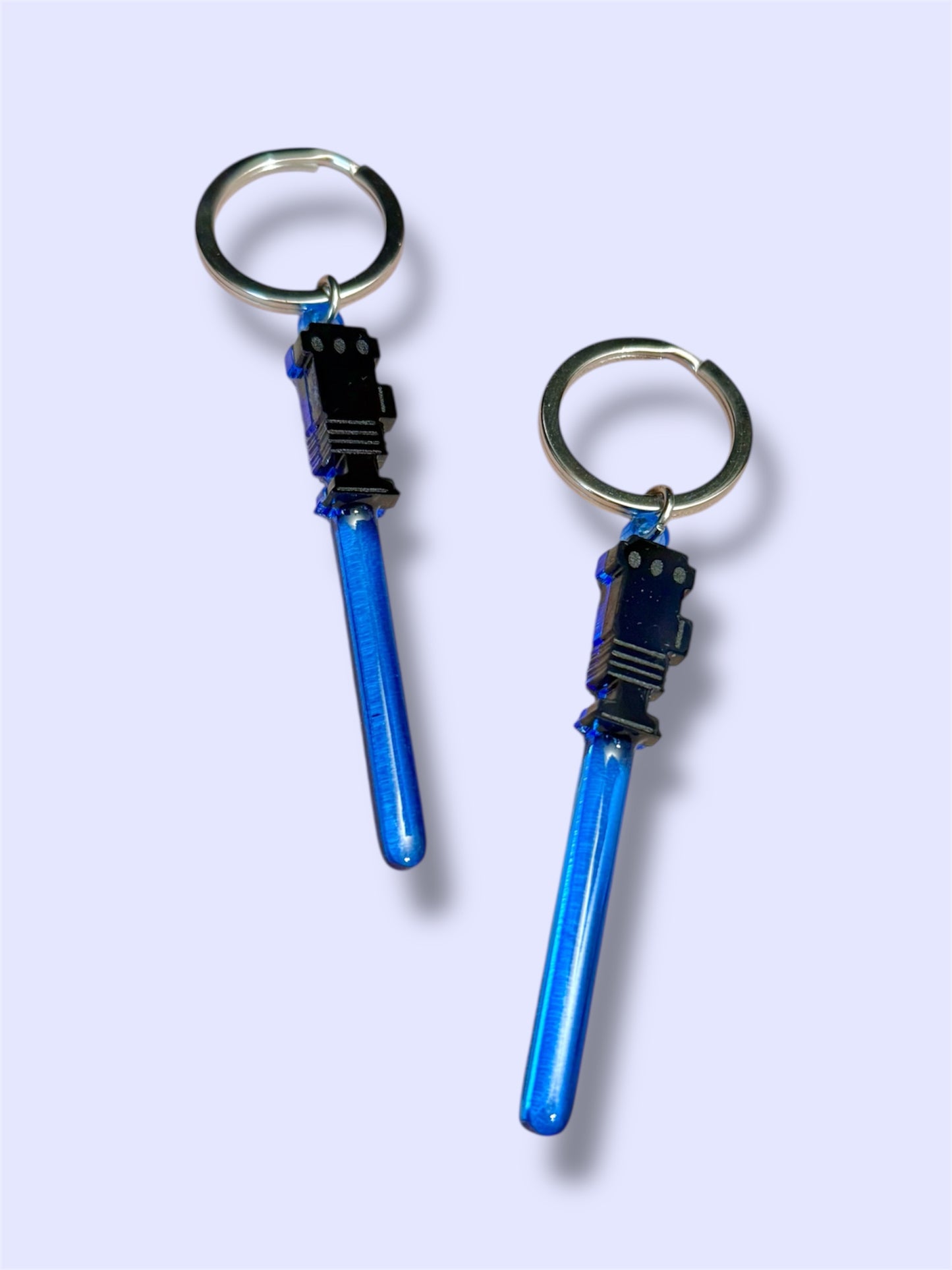 Blue Lightsaber Keychain