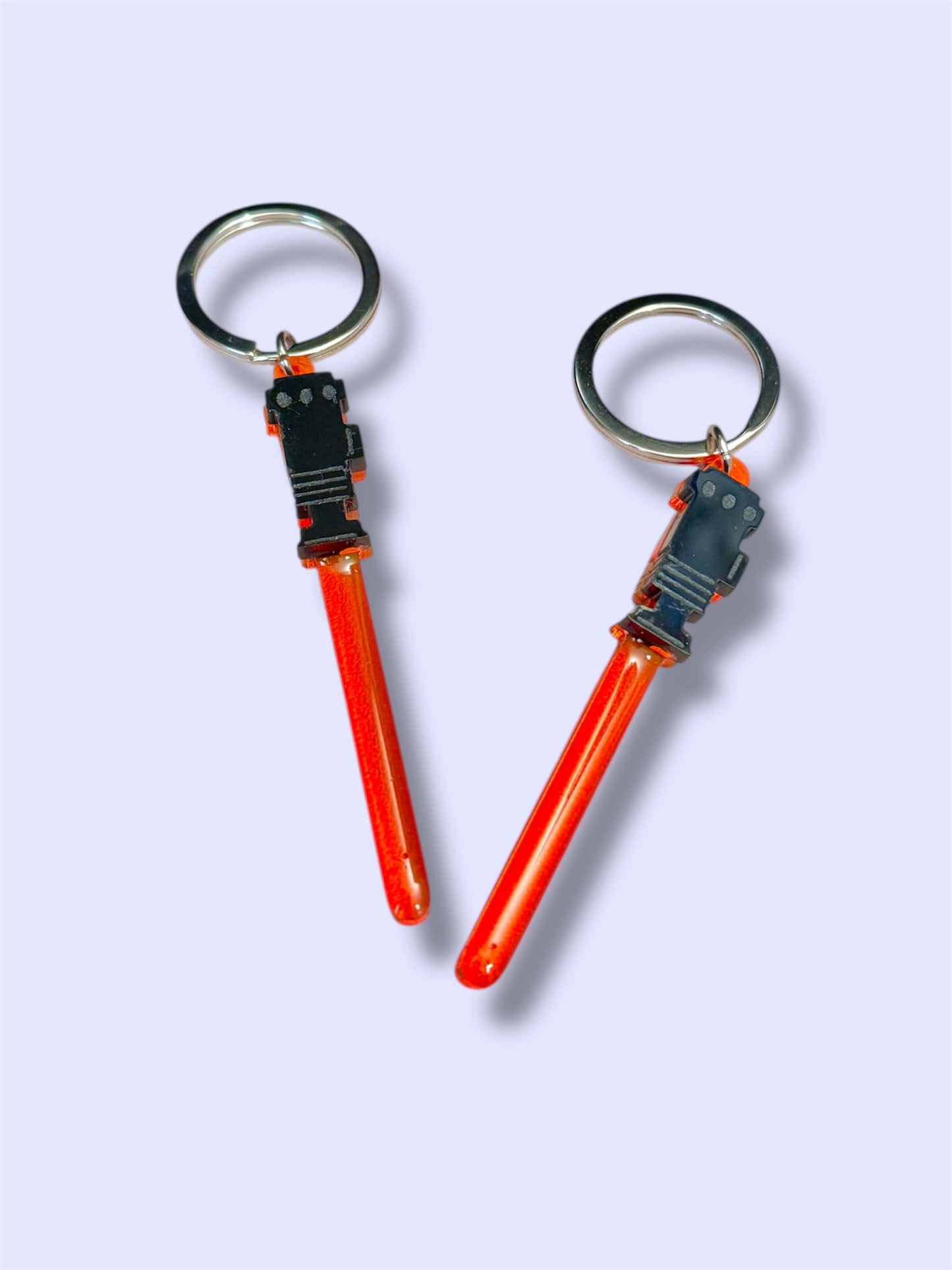 Orange Lightsaber Keychain
