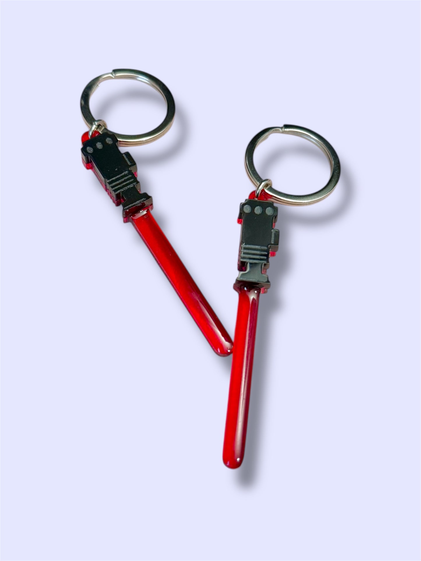 Red Lightsaber Keychain