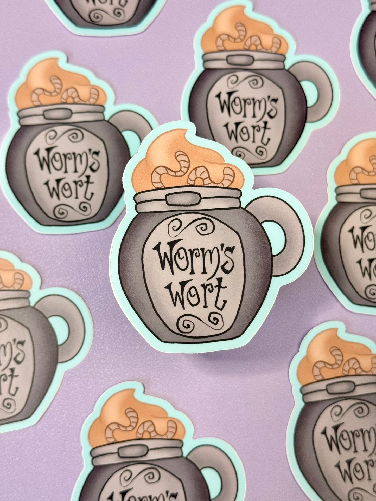 Worm's Wort Mug Sticker