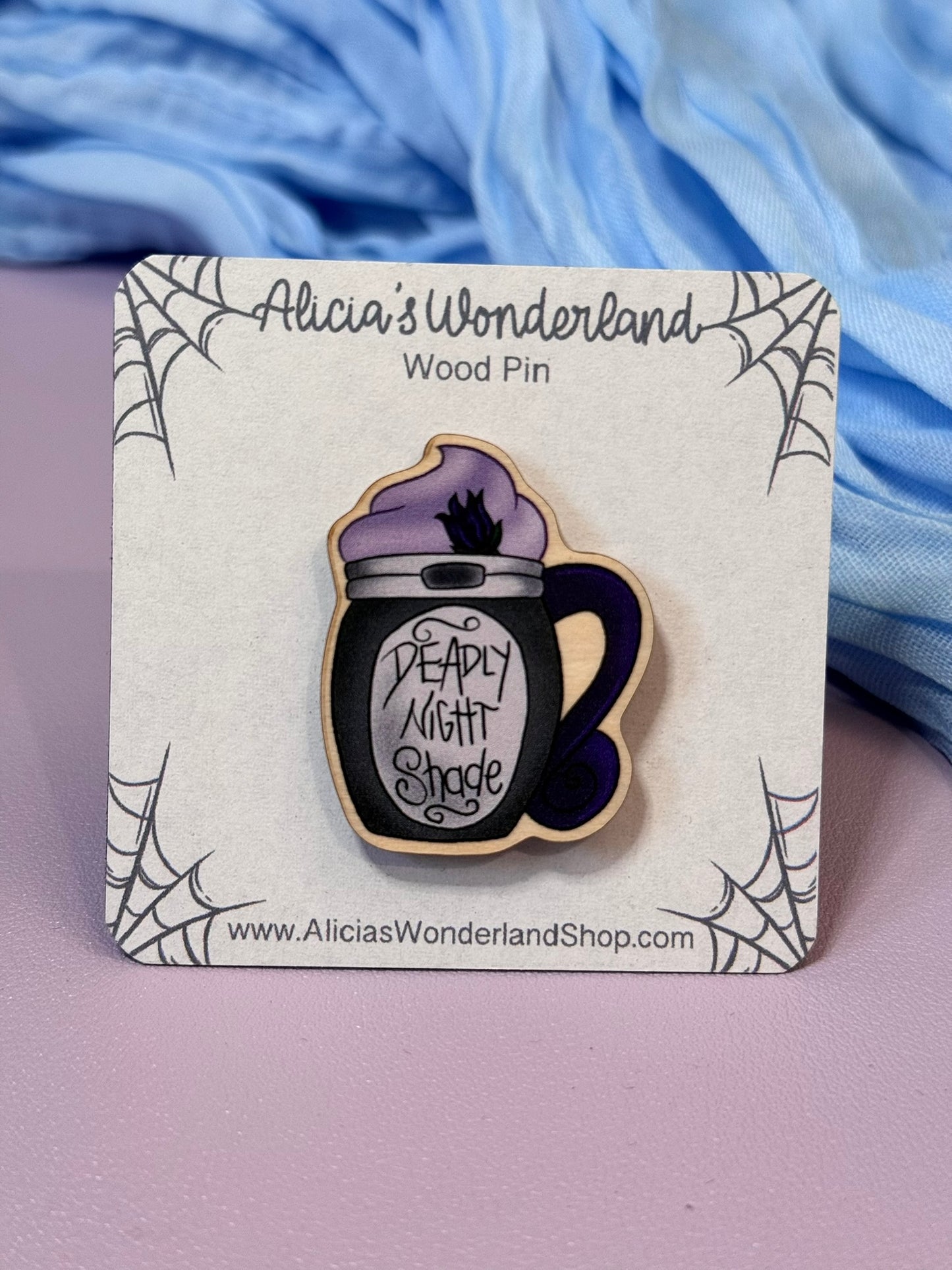 Deadly Nightshade Mug Pin