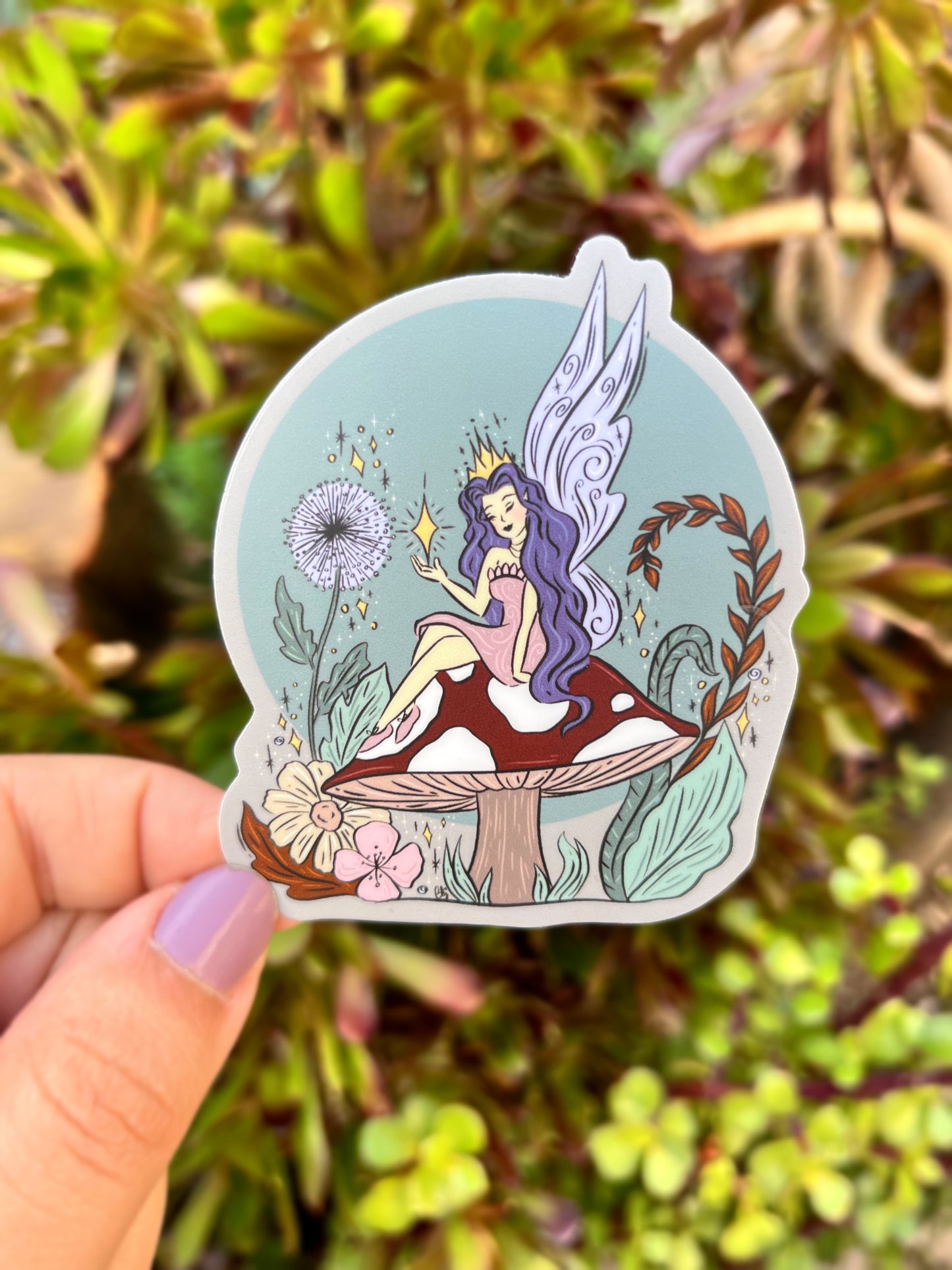 Queen Fairy Vinyl Sticker