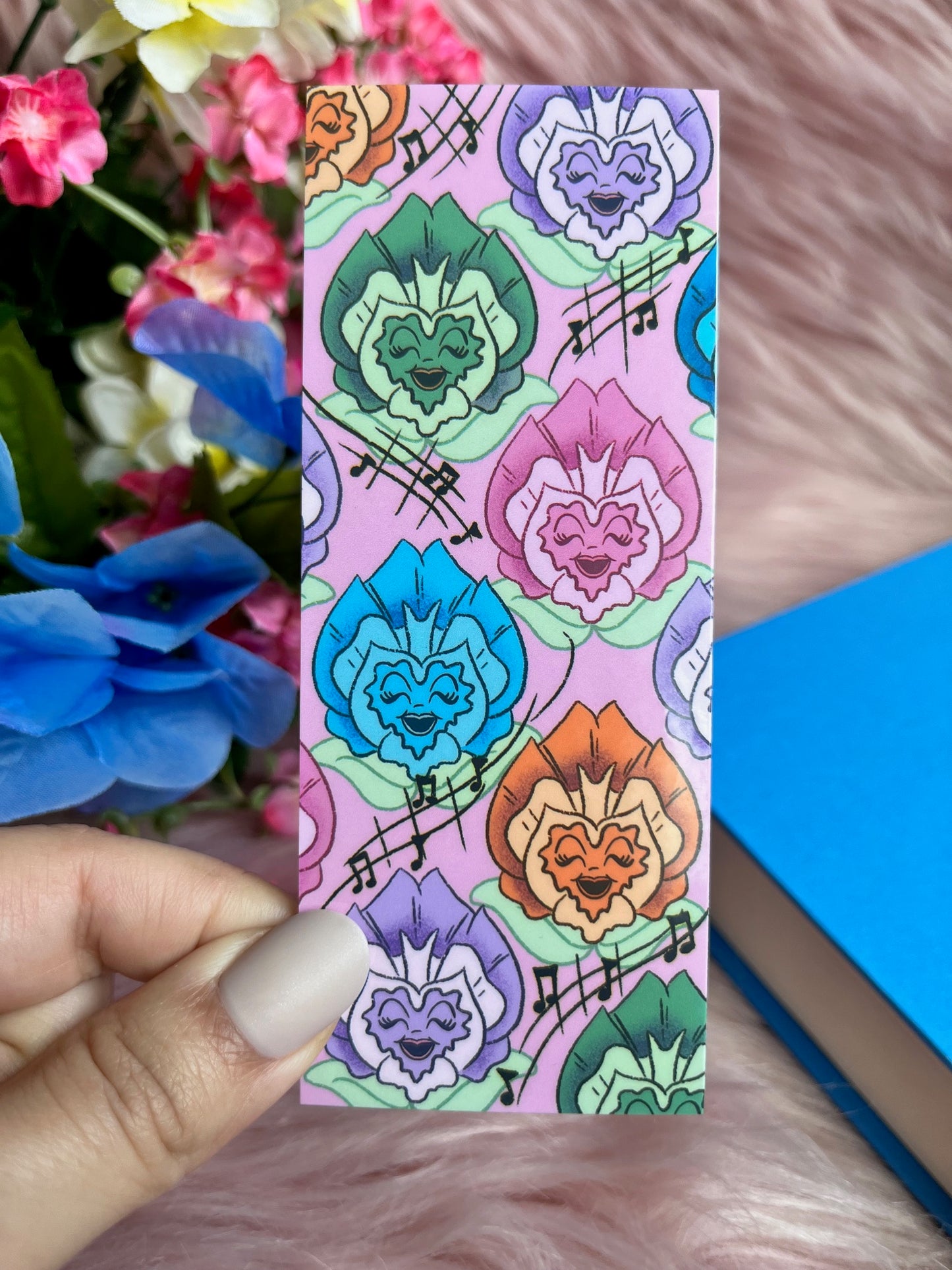 Pansies Bookmark