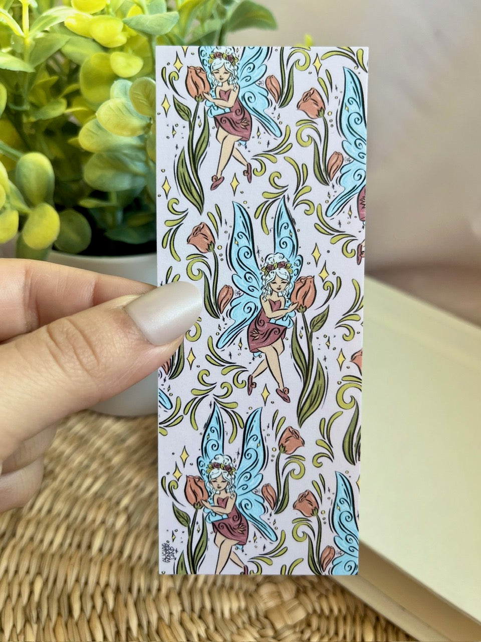 Tulips & Wings Bookmark