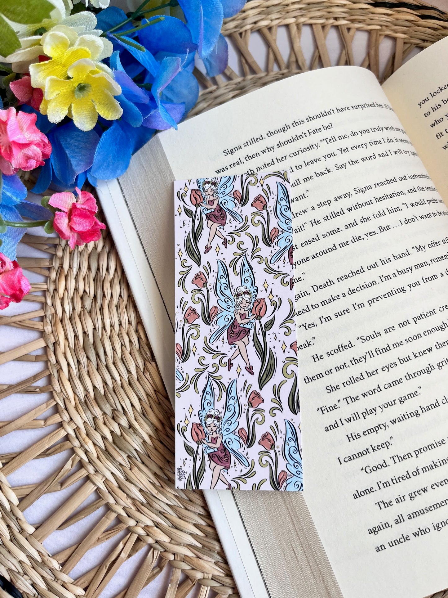 Tulips & Wings Bookmark