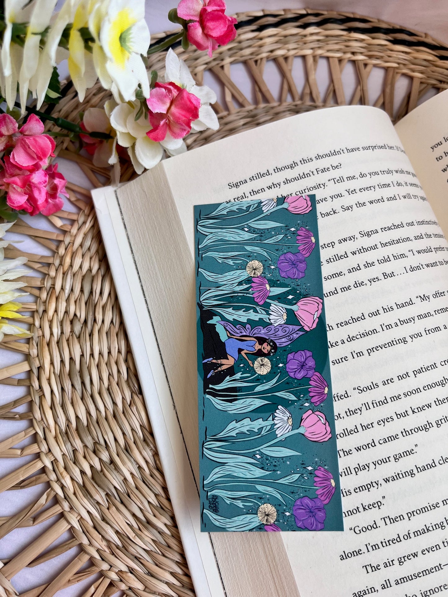 Enchanted Garden Fairy Bookmark