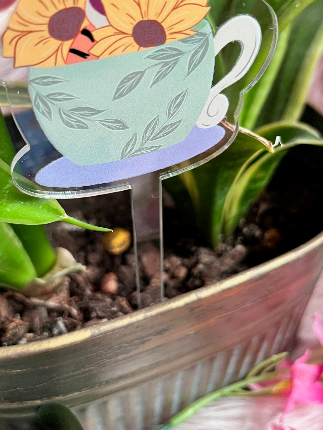 Bouncy Tiger Plant Stake