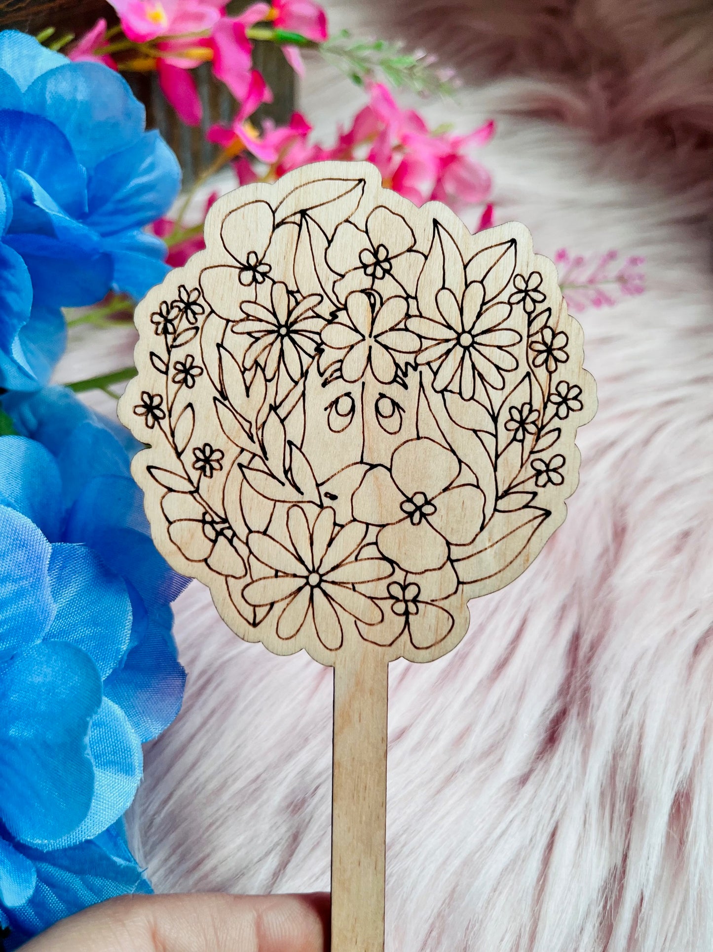 Set of 3 Wood Plant Stake