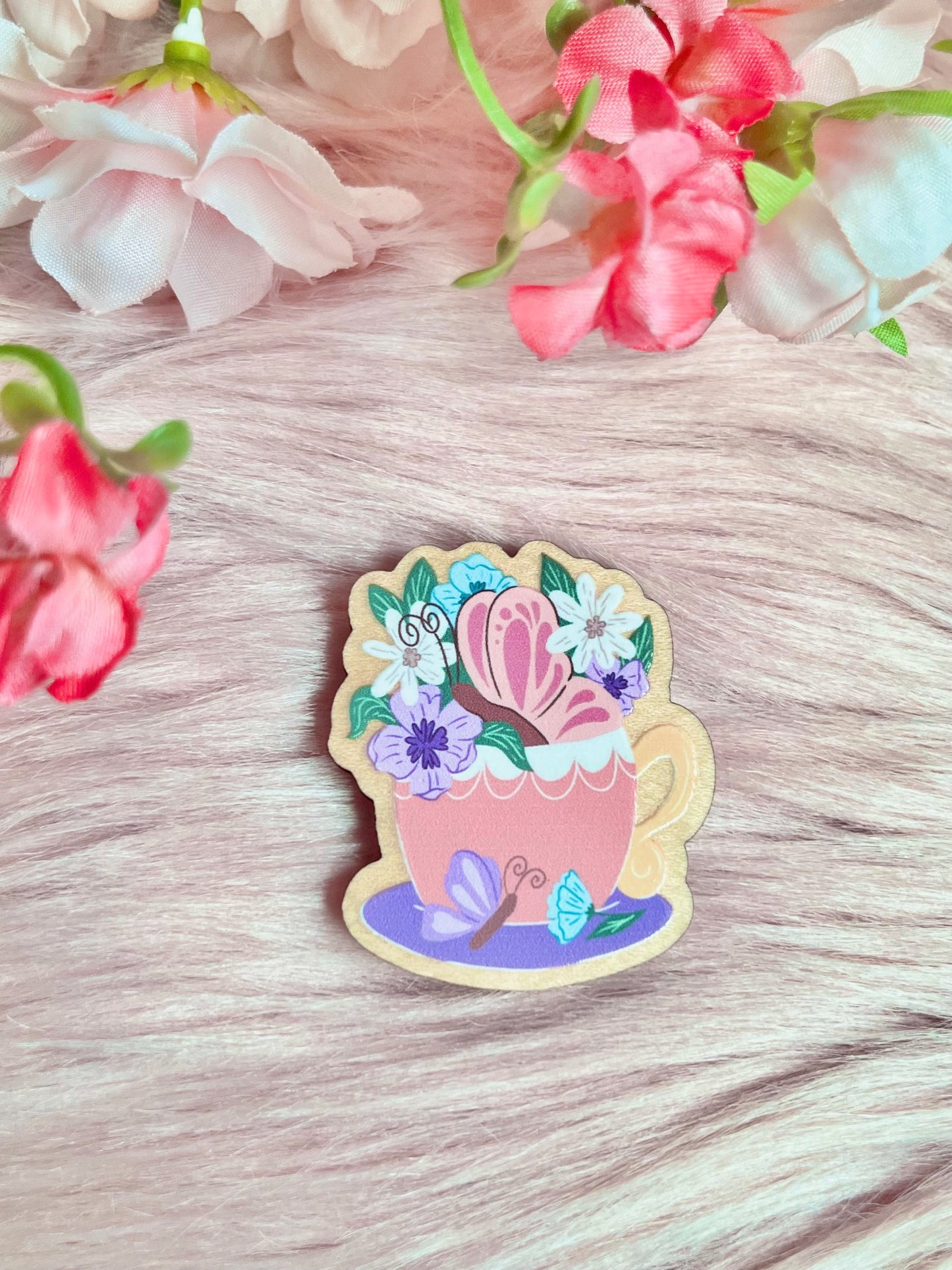 Butterfly Wood Pin