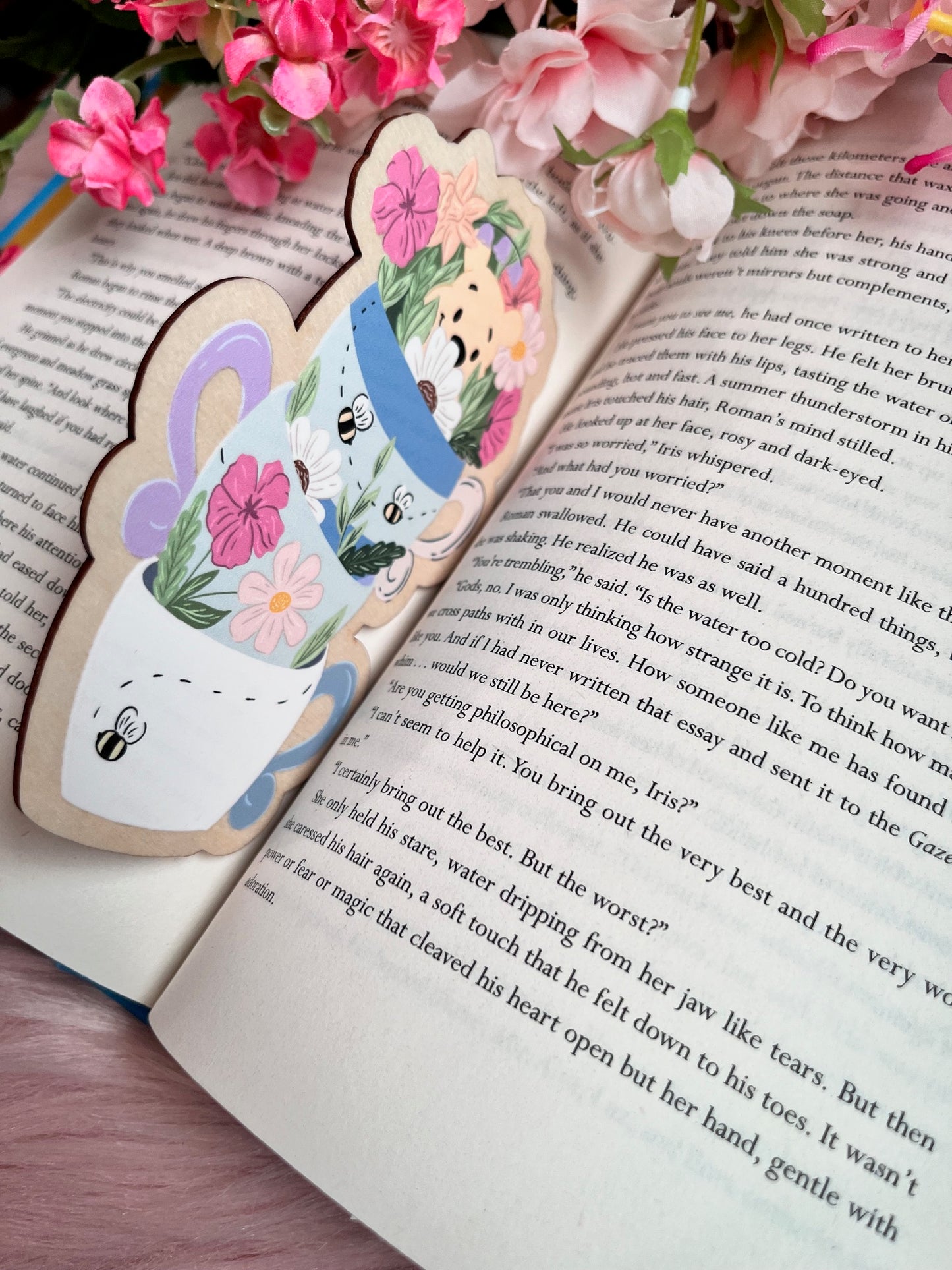 Hunny Bear Wood Bookmark
