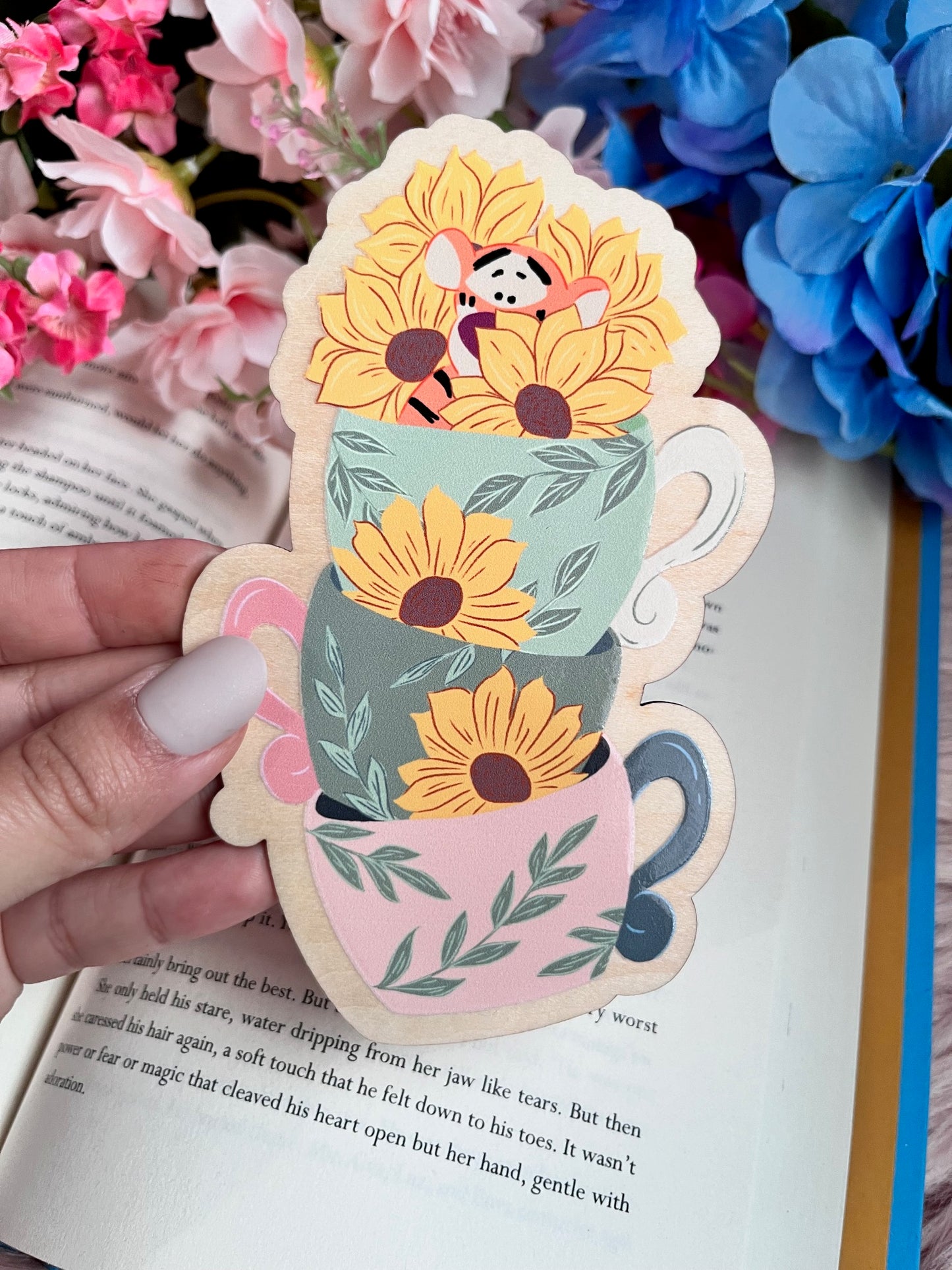 Bouncy Tiger Wood Bookmark