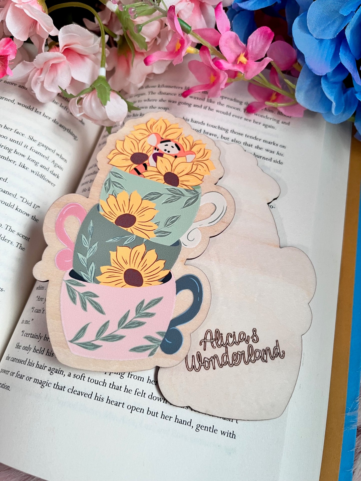 Bouncy Tiger Wood Bookmark