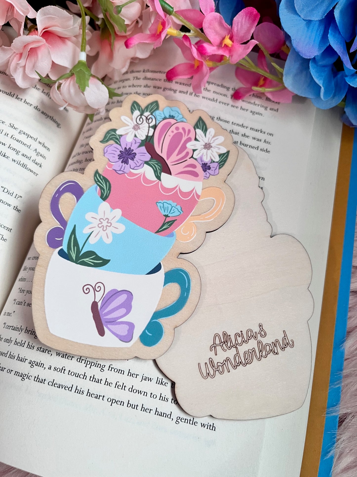 Butterfly Wood Bookmark