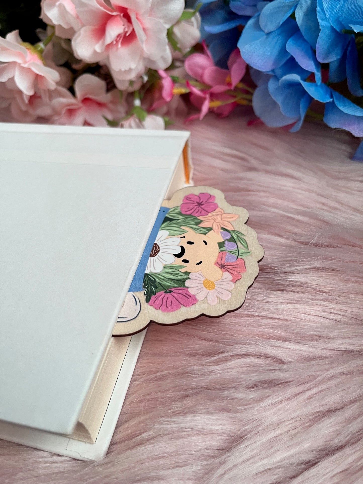 Hunny Bear Wood Bookmark