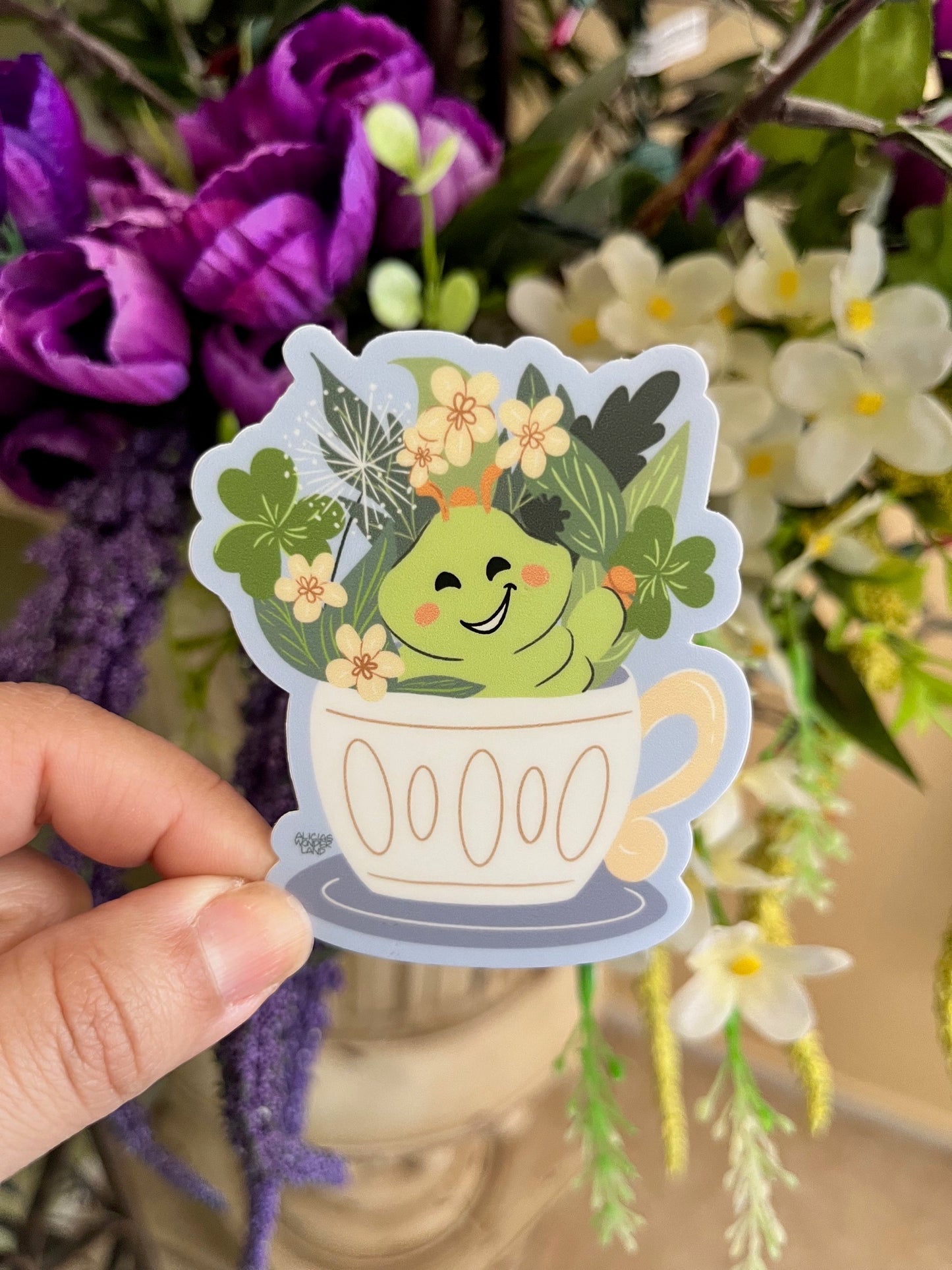 Hungry Caterpillar Vinyl Sticker