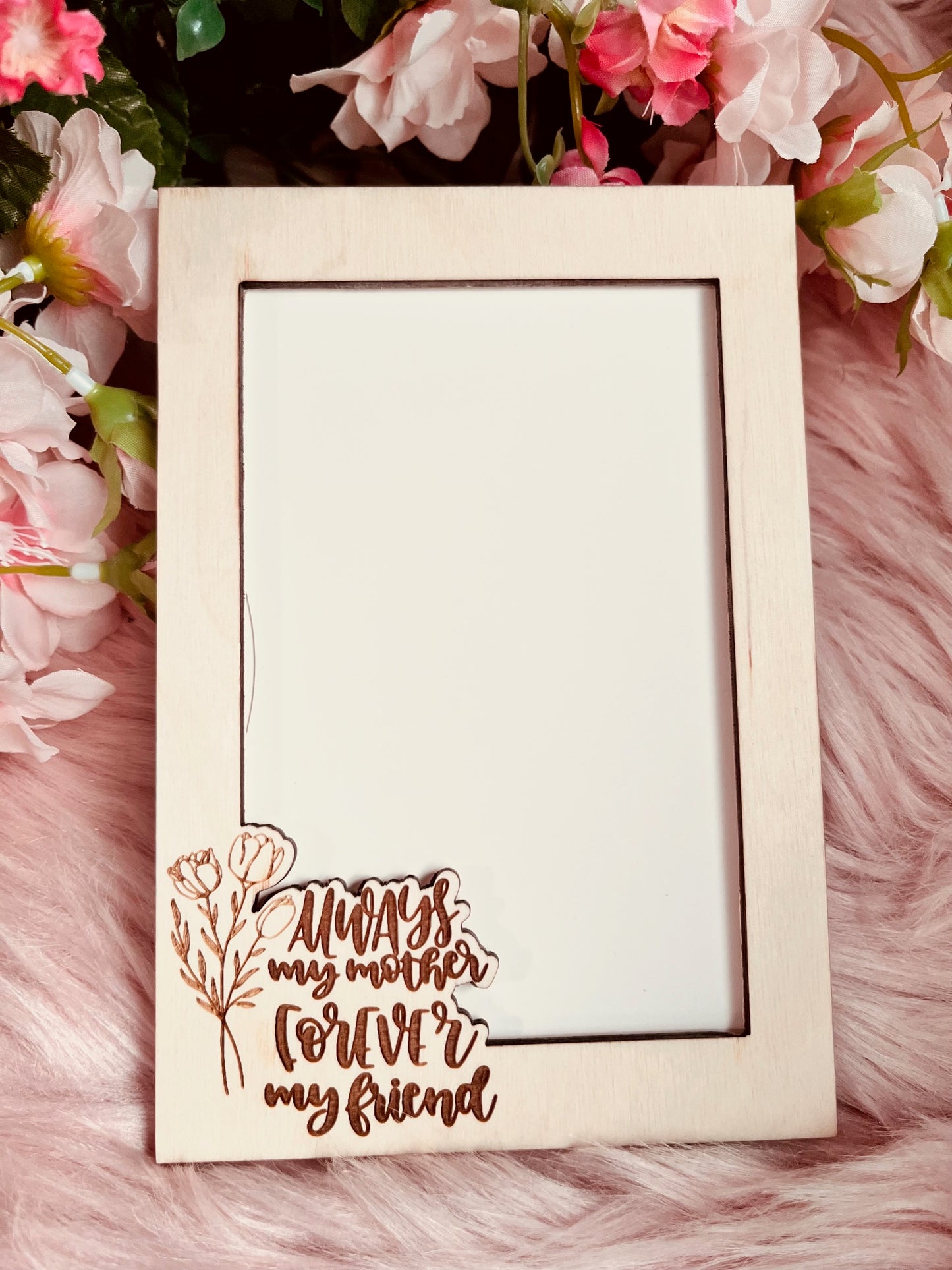 Mother & Friend Frame Greeting Card