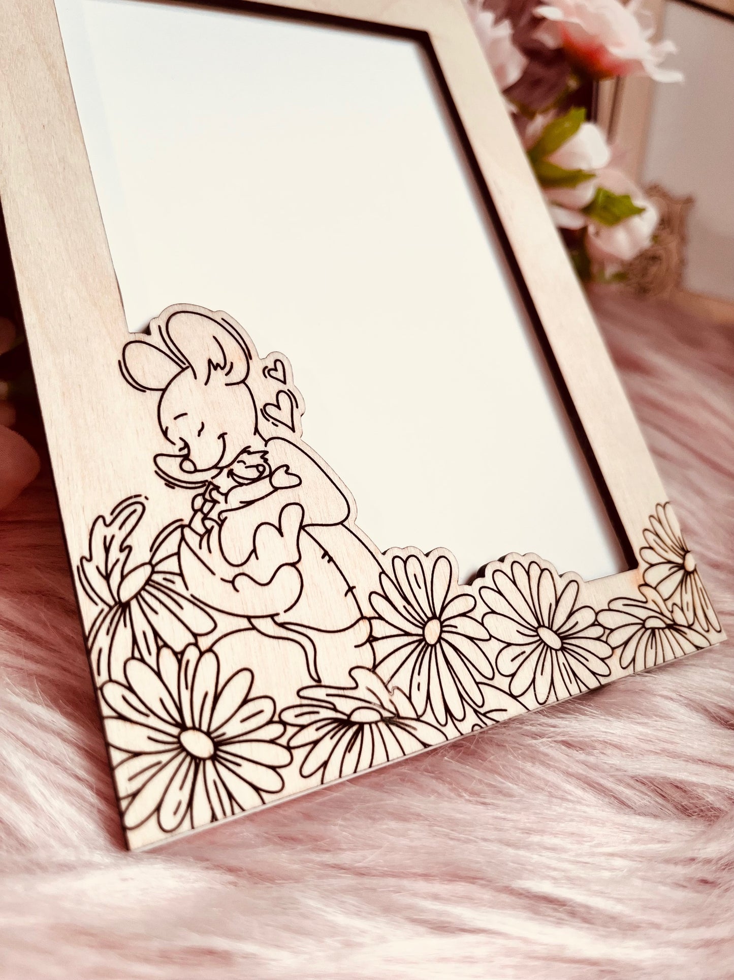Kanga-roo Frame Greeting Card