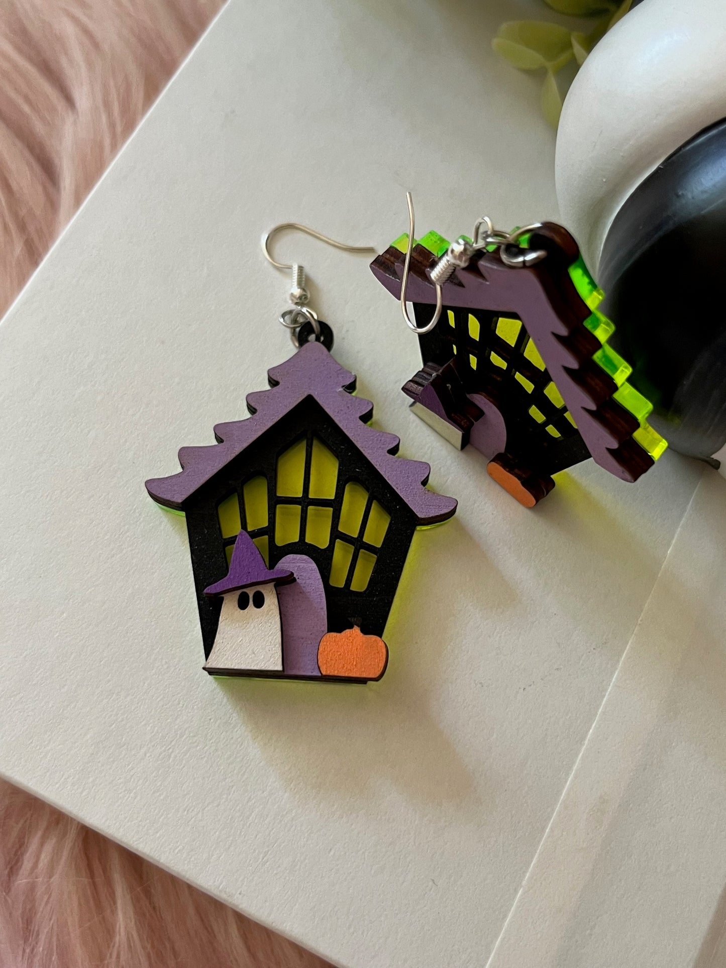 Haunted House Earrings
