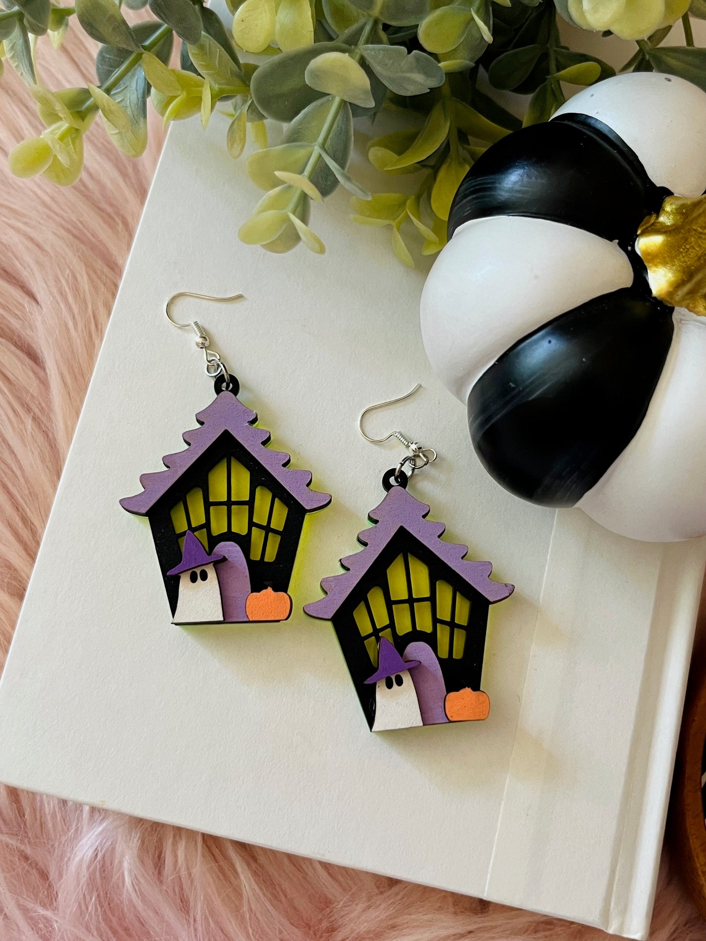 Haunted House Earrings