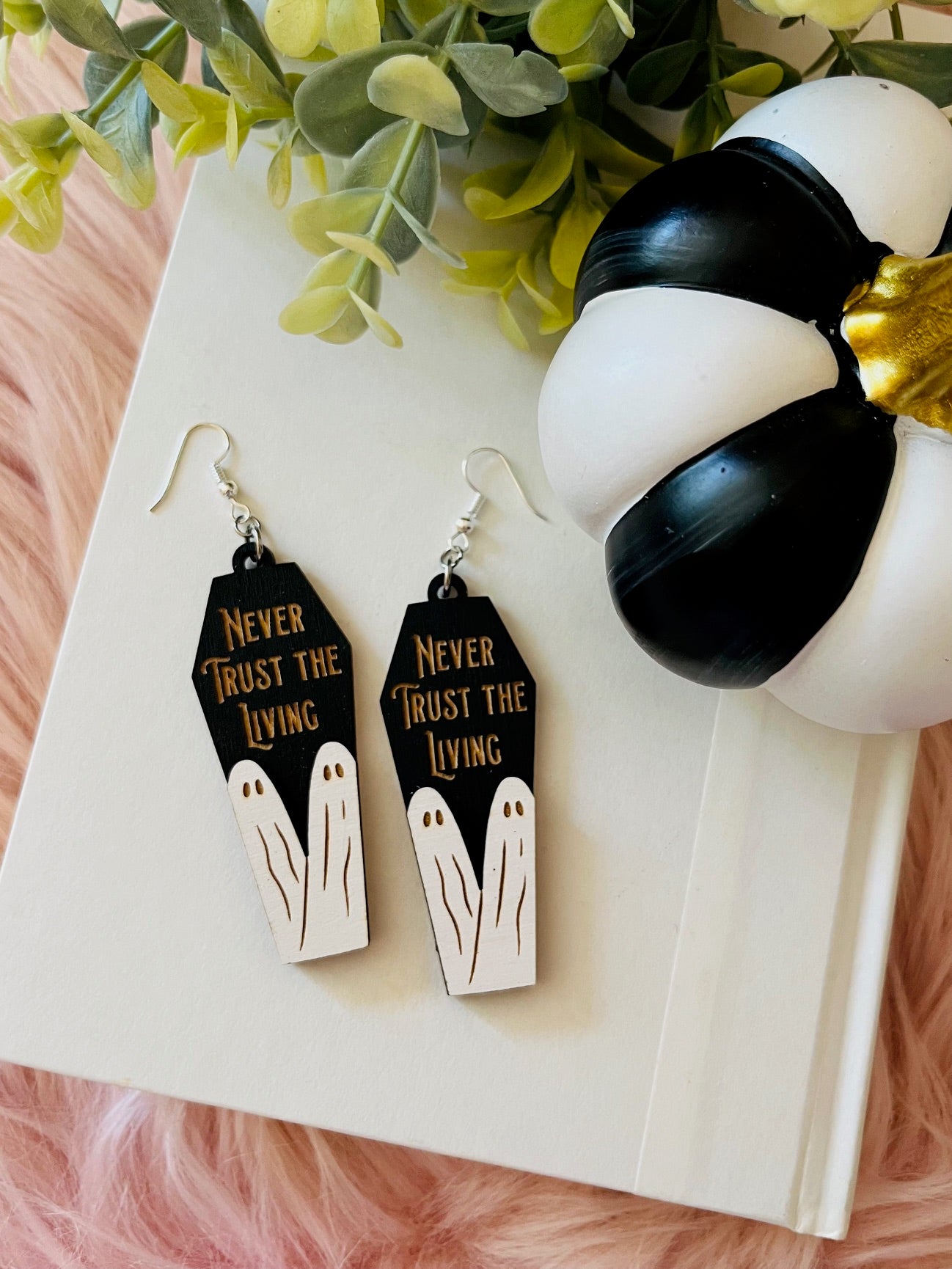 Never Trust the Living Wood Earrings