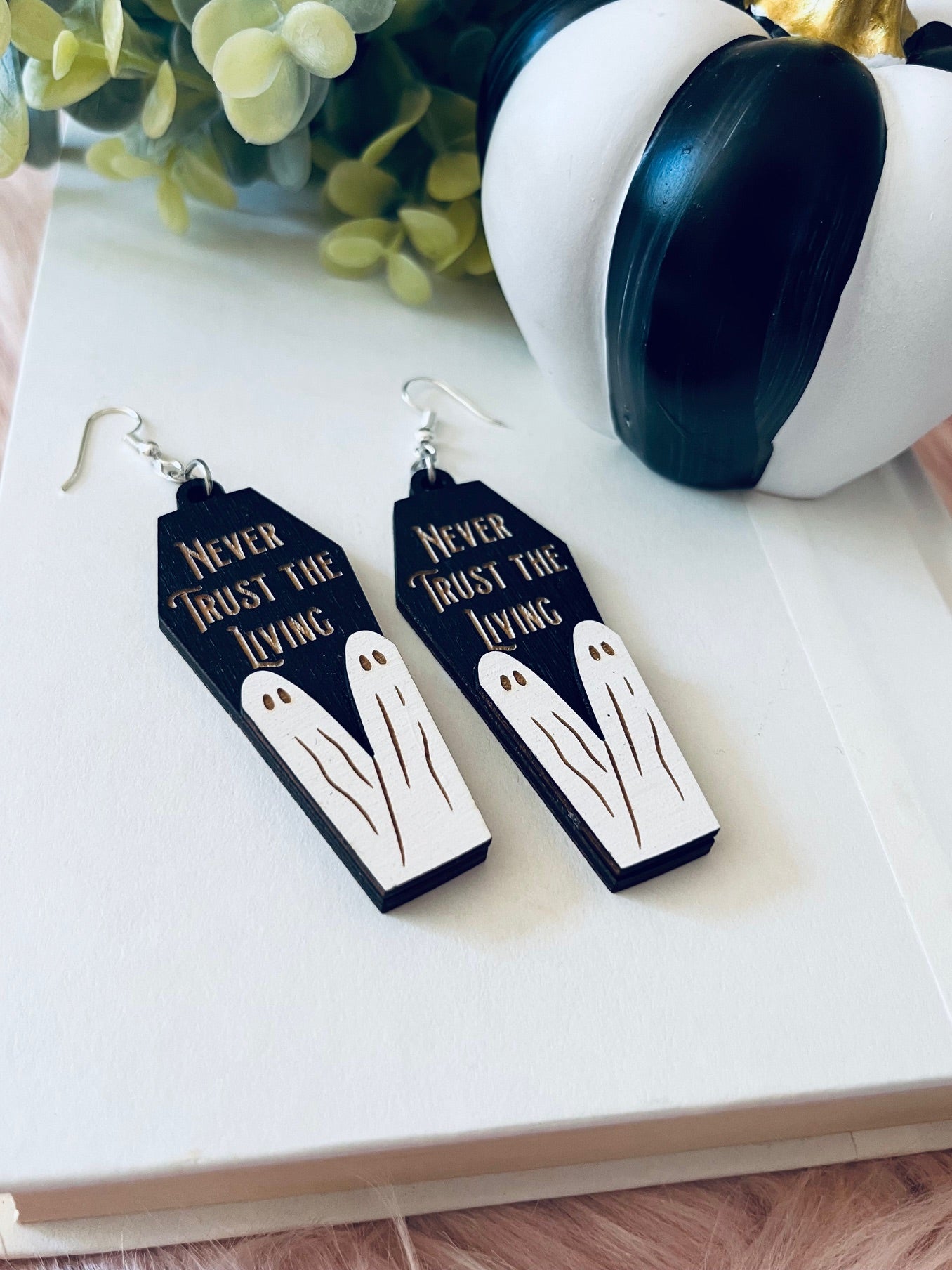 Never Trust the Living Wood Earrings