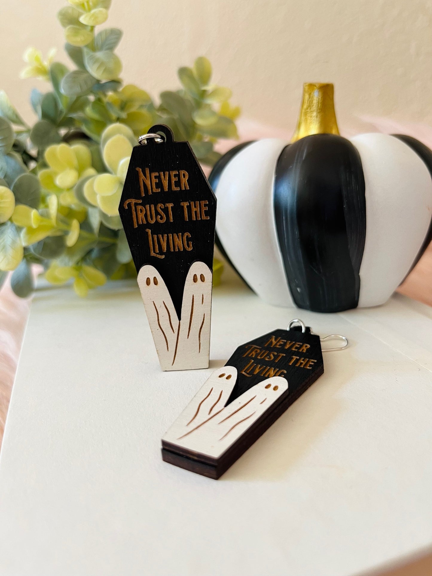 Never Trust the Living Wood Earrings