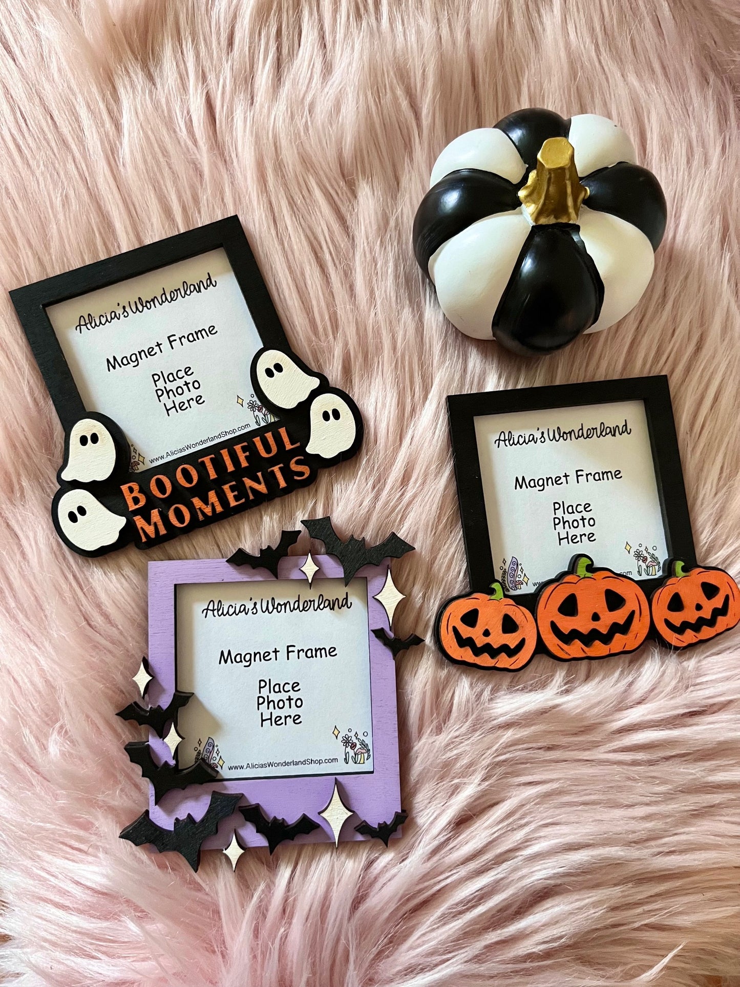 Spooky Magnet Picture Frame| 3x3 Photo