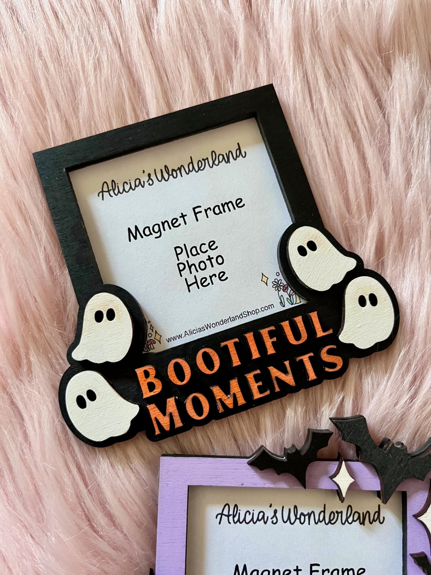 Spooky Magnet Picture Frame| 3x3 Photo