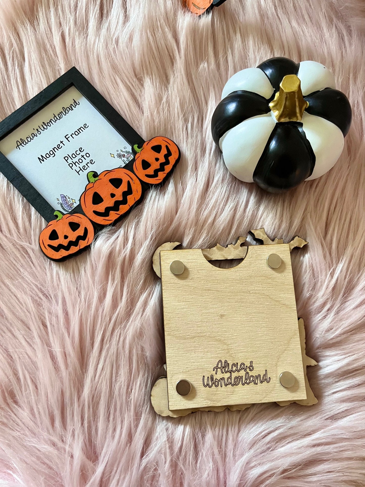 Spooky Magnet Picture Frame| 3x3 Photo