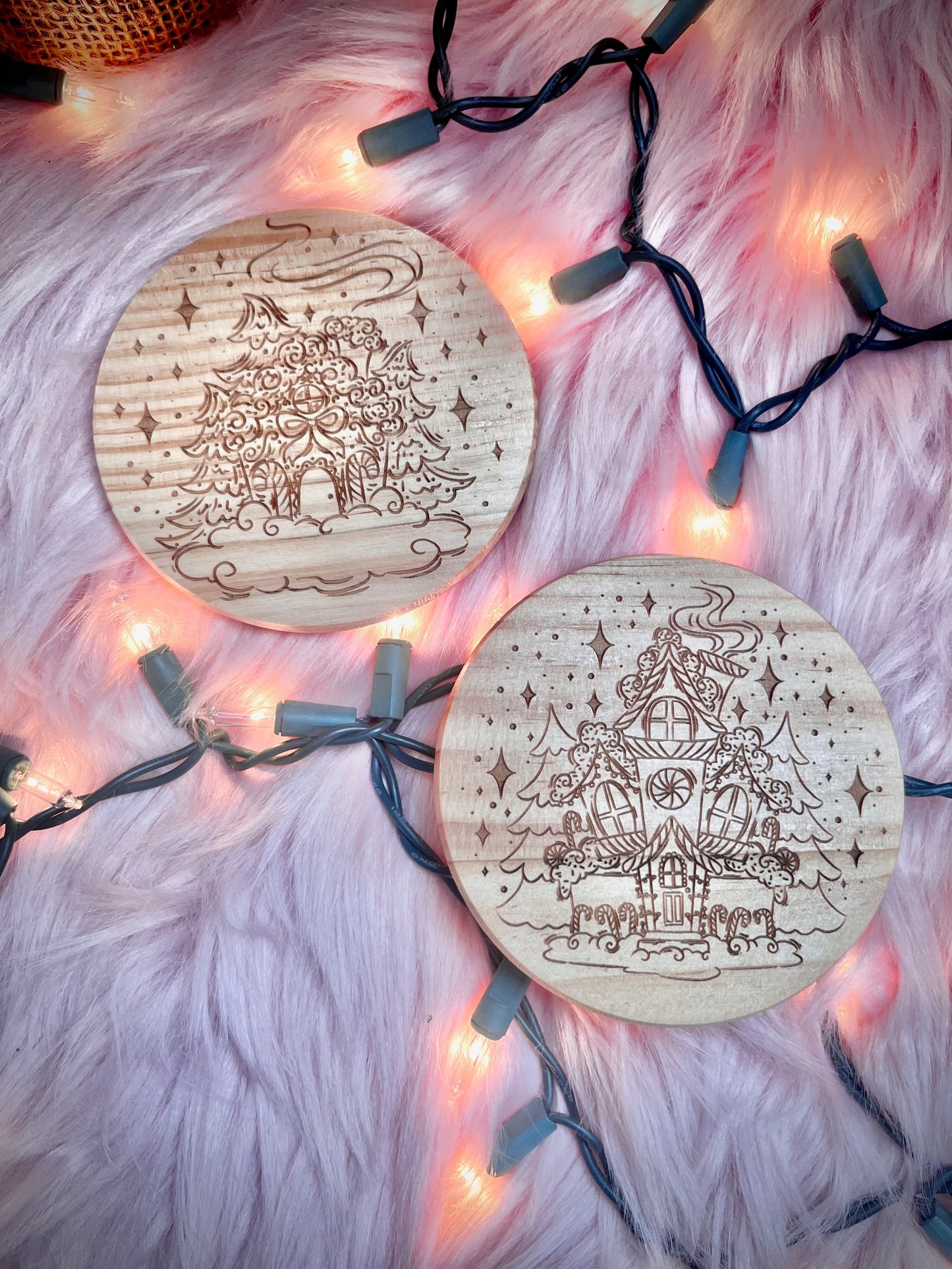 Cozy Wood Coasters