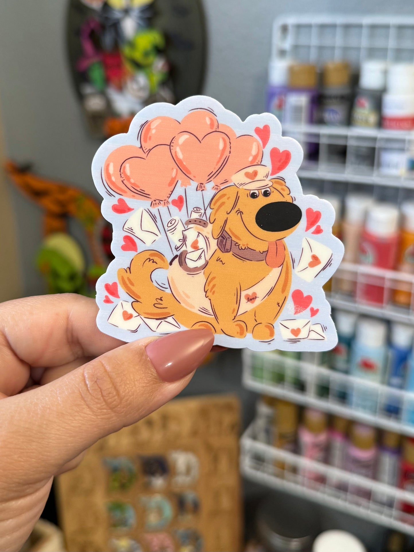 Dug Vinyl Sticker