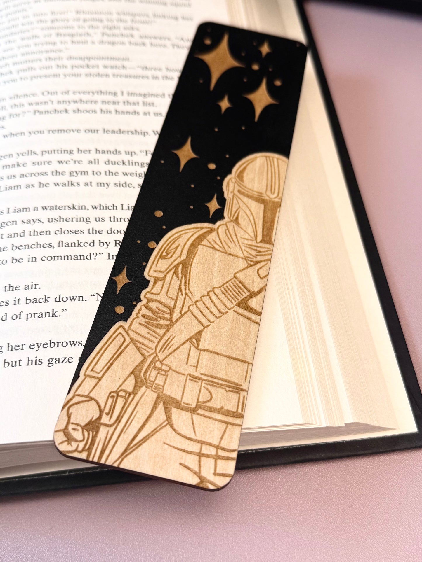 This is The Way Wood Bookmark