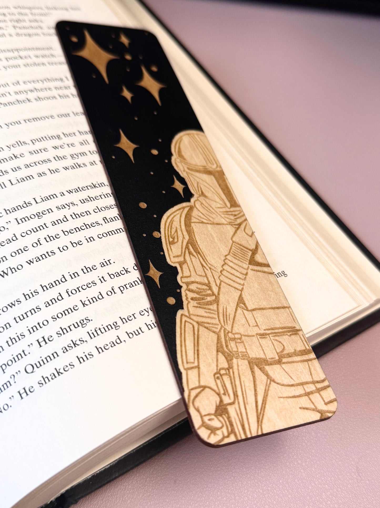 This is The Way Wood Bookmark